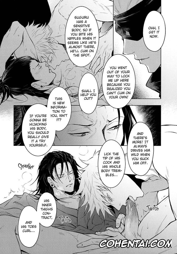 Jujutsu Kaisen hentai, Satoru Gojo hentai, Suguru Geto hentai, Terminal Lucidity (Jujutsu Kaisen), pagina 12