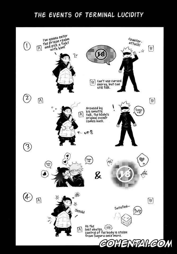 Jujutsu Kaisen hentai, Satoru Gojo hentai, Suguru Geto hentai, Terminal Lucidity (Jujutsu Kaisen), pagina 33