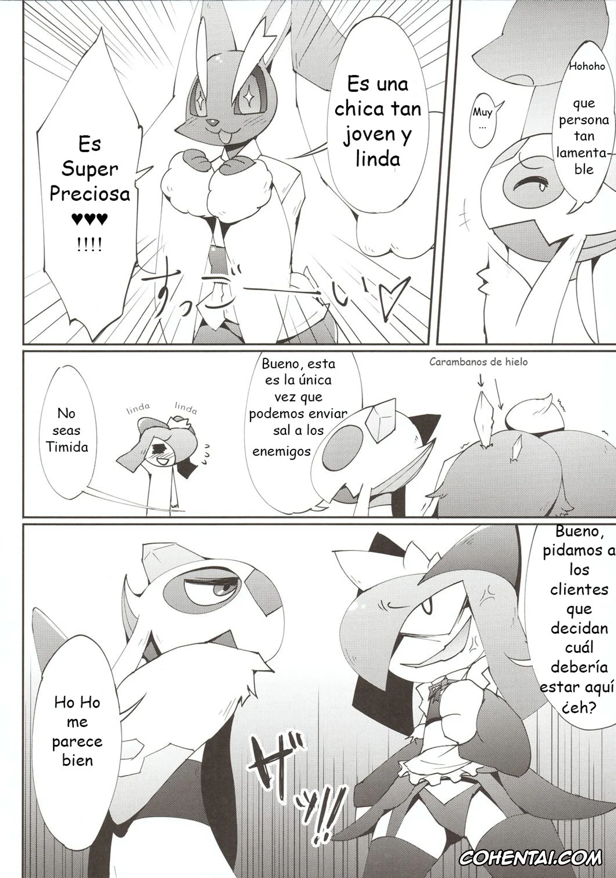 Pokemon | Pocket Monsters hentai, Froslass hentai, Gardevoir hentai, Kirlia hentai, Lopunny hentai, Lurantis hentai, Maid-san-tachi no Kindan no Nawabari Battle! (Pokémon), pagina 15