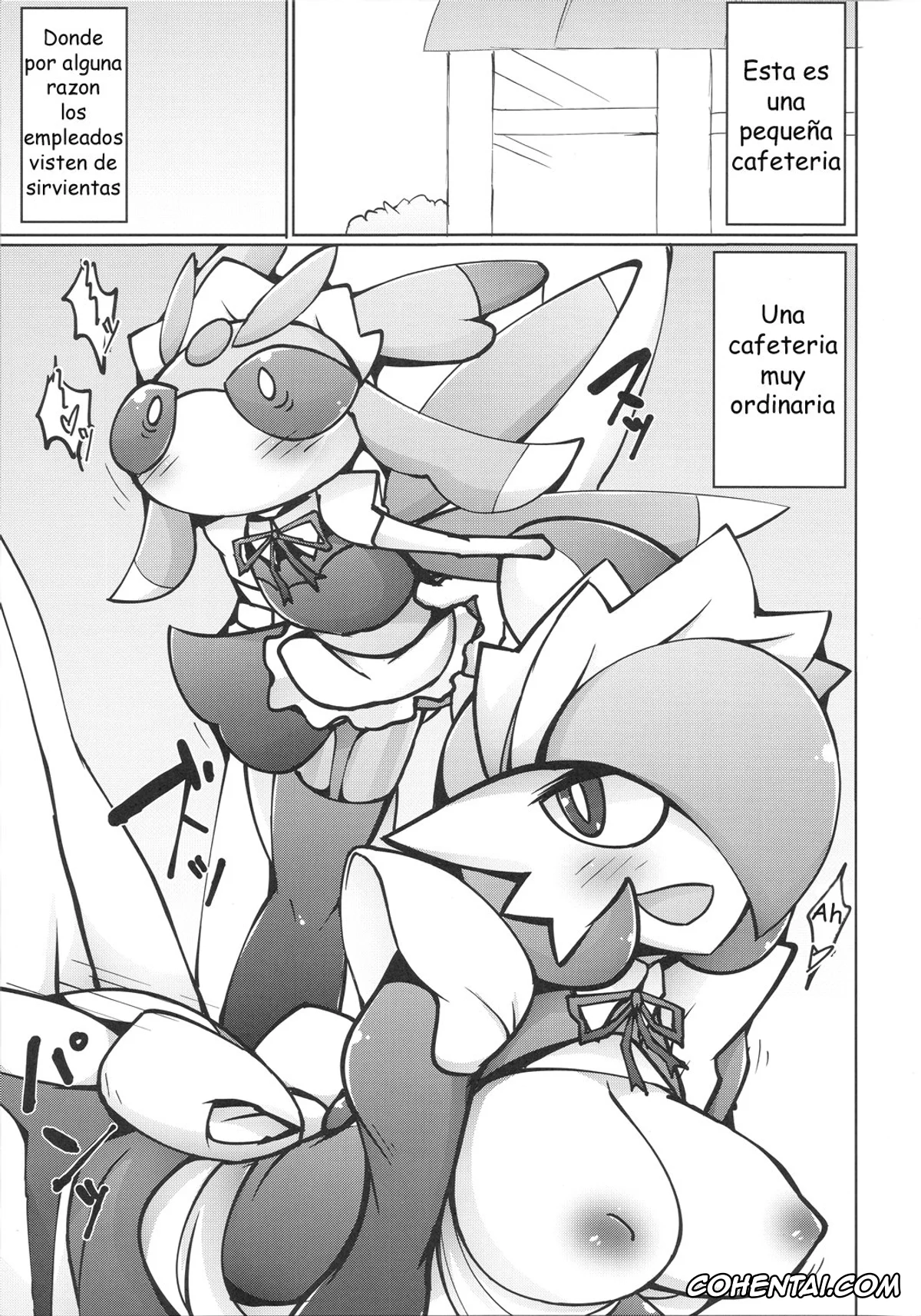 Pokemon | Pocket Monsters xxx, Gardevoir xxx, Lurantis xxx, Maid-san to Hanakamakiri-san no Ongaeshi (Pokémon), pagina 4