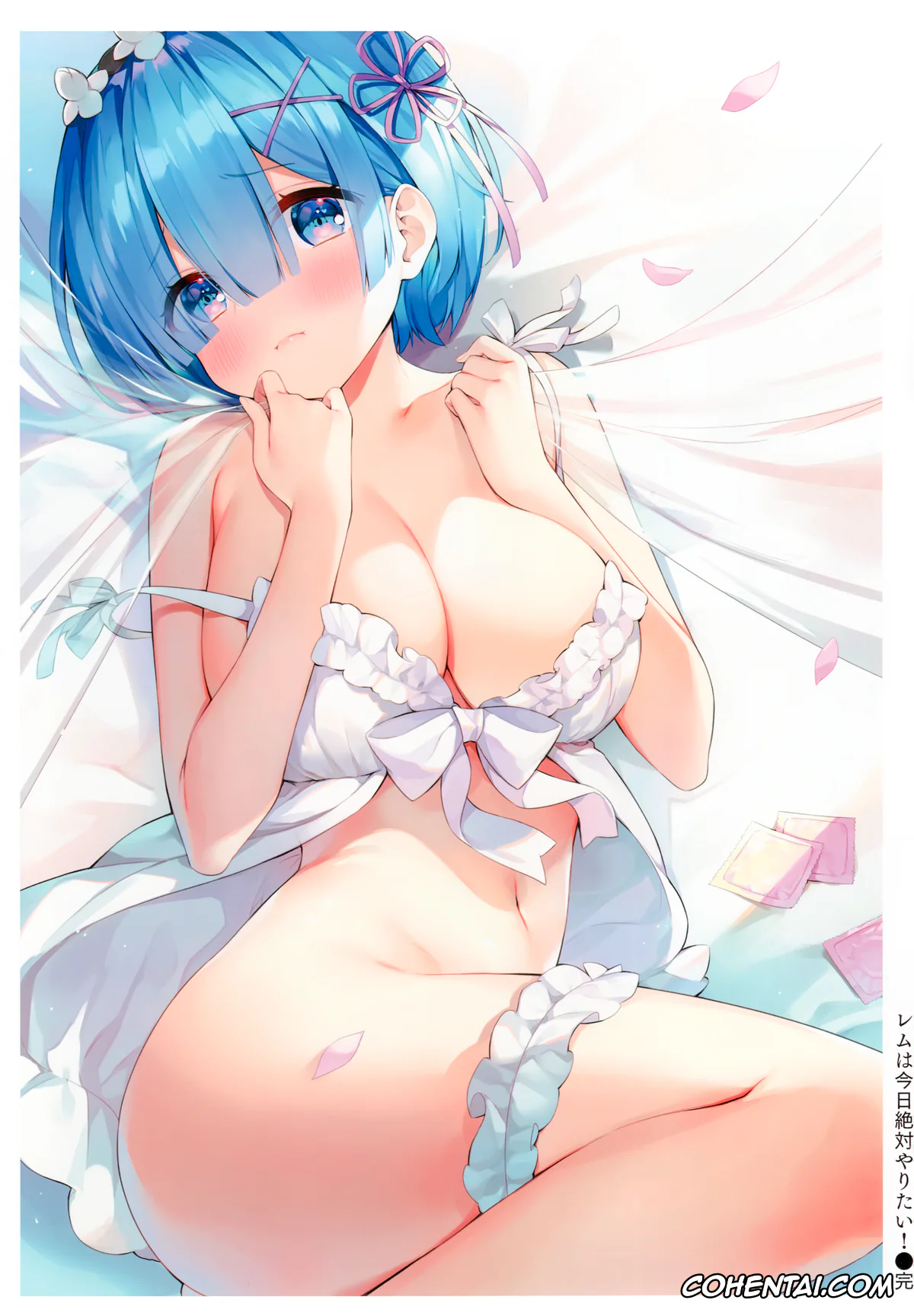 Re:Zero kara Hajimeru Isekai Seikatsu hentai, Emilia hentai, Rem hentai, Subaru Natsuki hentai, Rem wa Kyou Zettai Yaritai! (Re:Zero kara Hajimeru Isekai Seikatsu), pagina 18