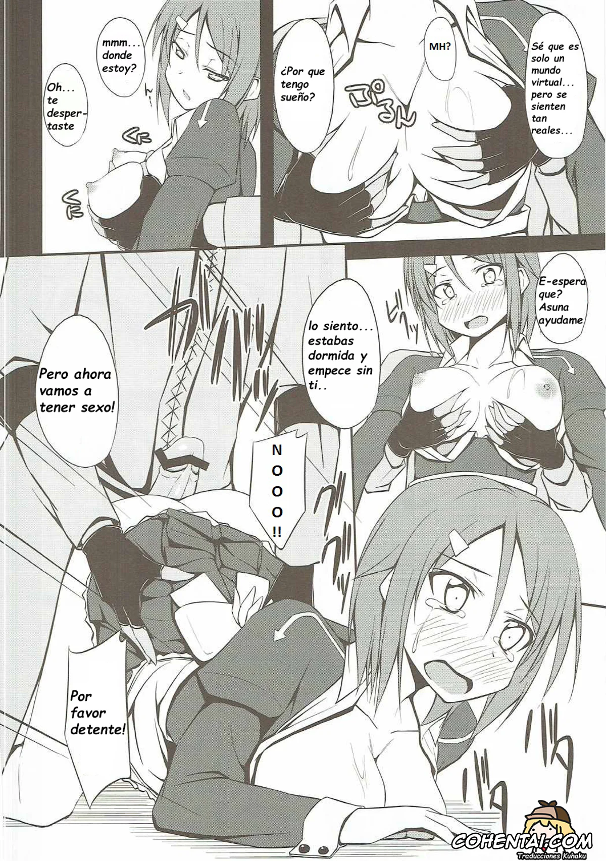 Sword Art Online porno, Asuna Yuuki porno, Rika Shinozaki | Lisbeth porno, SLAVE ASUNA ONLINE (Sword Art Online), pagina 5