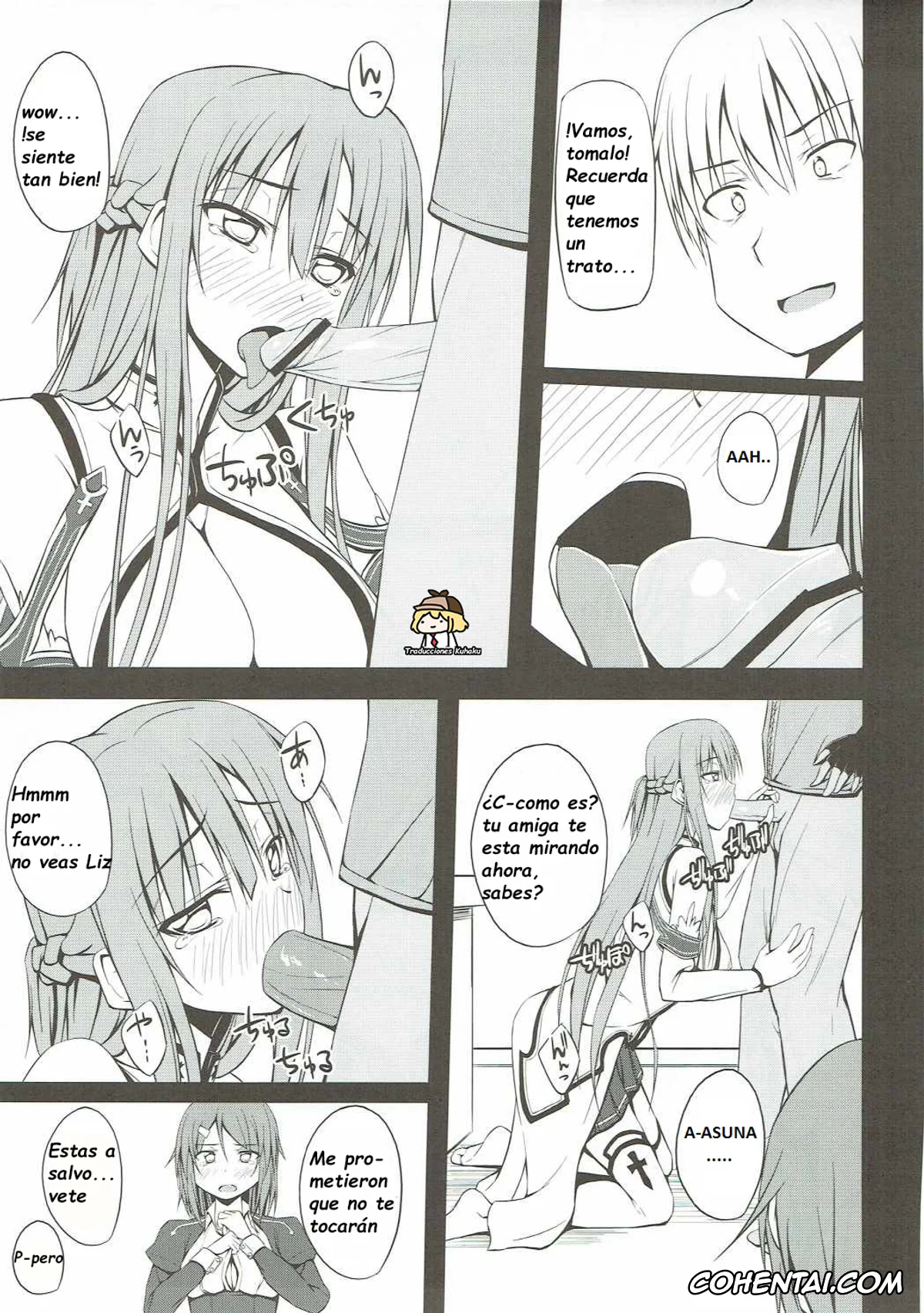 Sword Art Online porno, Asuna Yuuki porno, Rika Shinozaki | Lisbeth porno, SLAVE ASUNA ONLINE (Sword Art Online), pagina 8