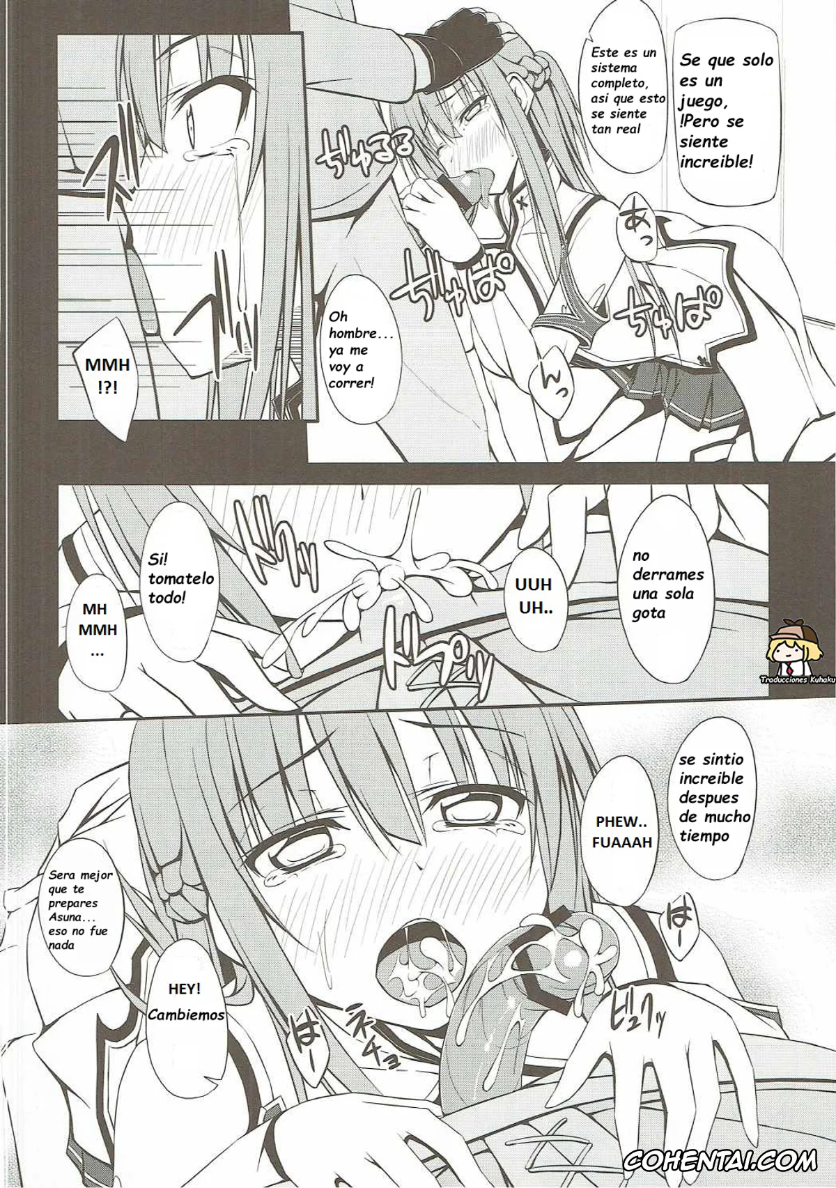Sword Art Online hentai, Asuna Yuuki hentai, Rika Shinozaki | Lisbeth hentai, SLAVE ASUNA ONLINE (Sword Art Online), pagina 9
