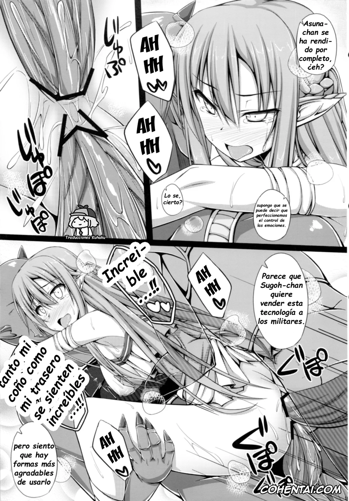 Sword Art Online hentai, Asuna Yuuki hentai, SLAVE ASUNA ONLINE 2 (Sword Art Online), pagina 18