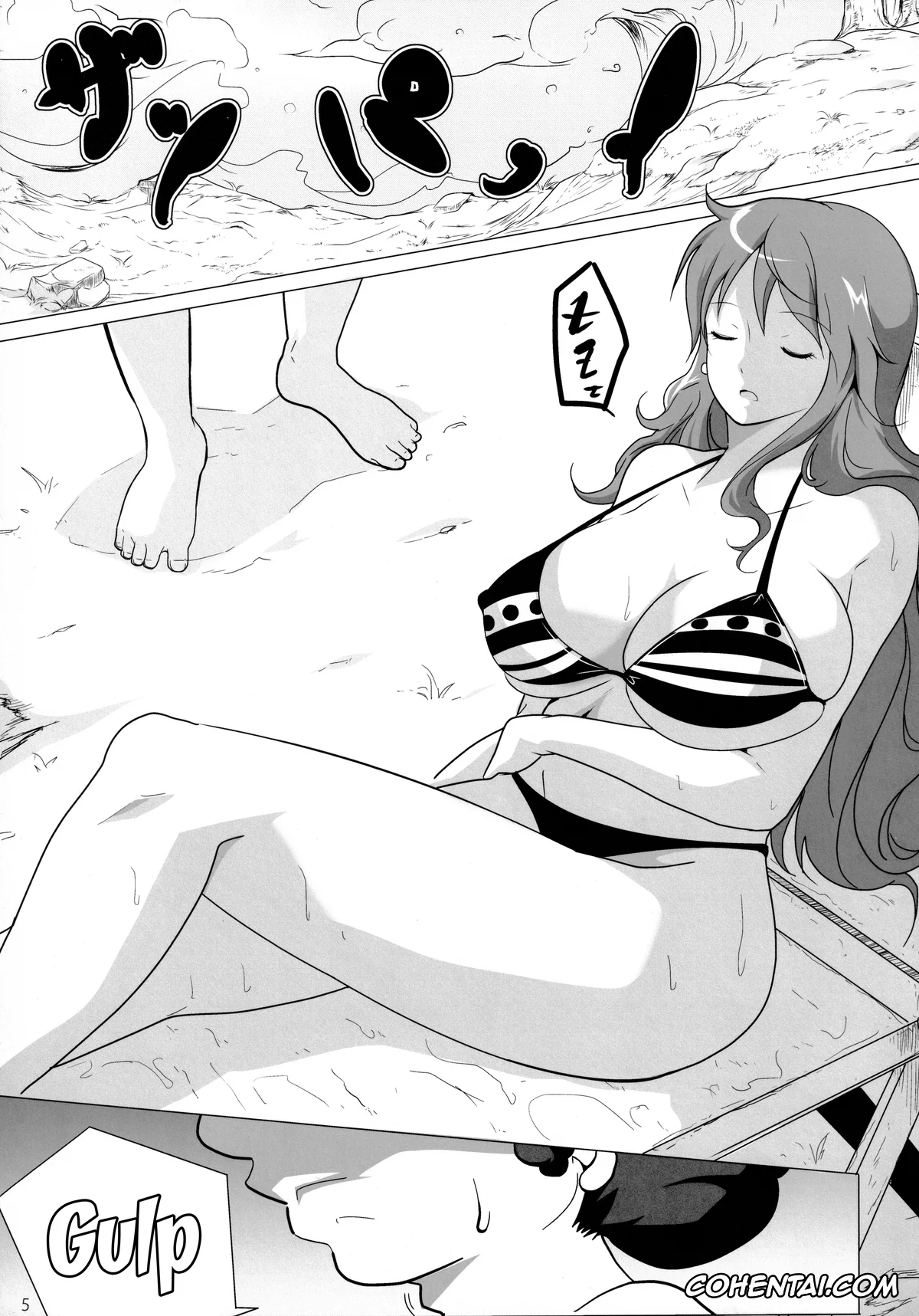 One Piece xxx, Nami xxx, Namiland to Issho (One Piece), pagina 4