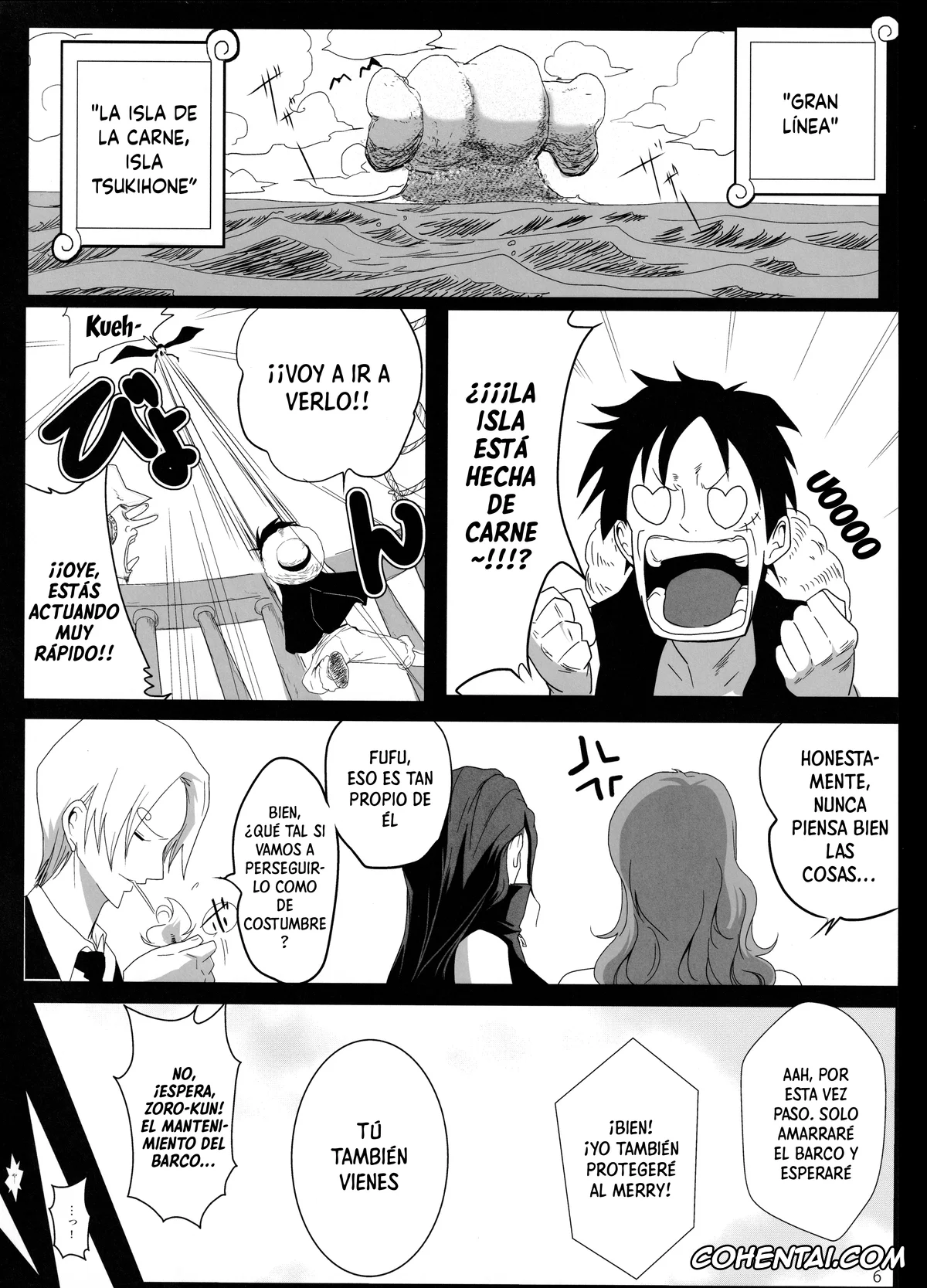 One Piece porno, Nami porno, Namiland to Issho (One Piece), pagina 5