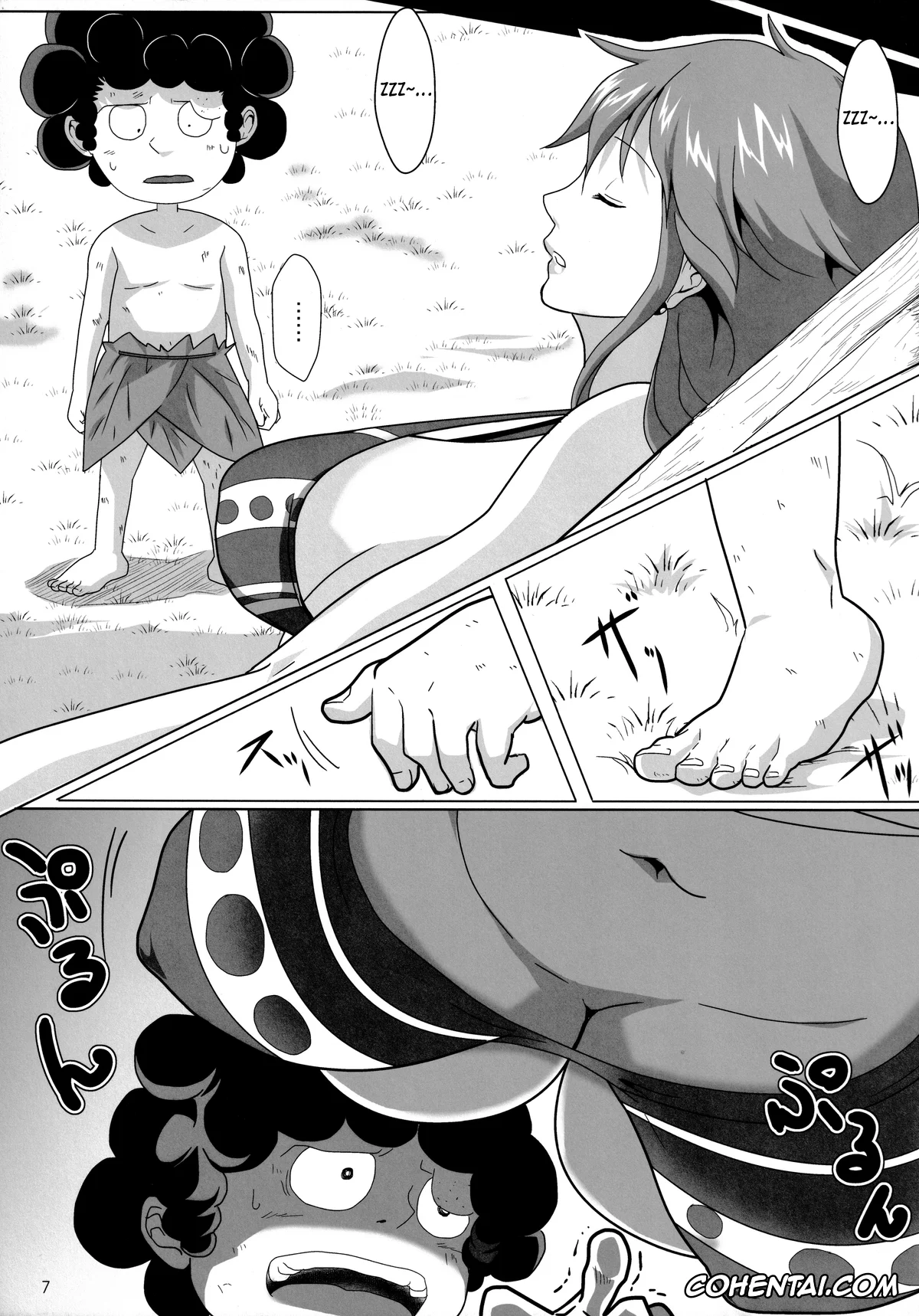 One Piece hentai, Nami hentai, Namiland to Issho (One Piece), pagina 6