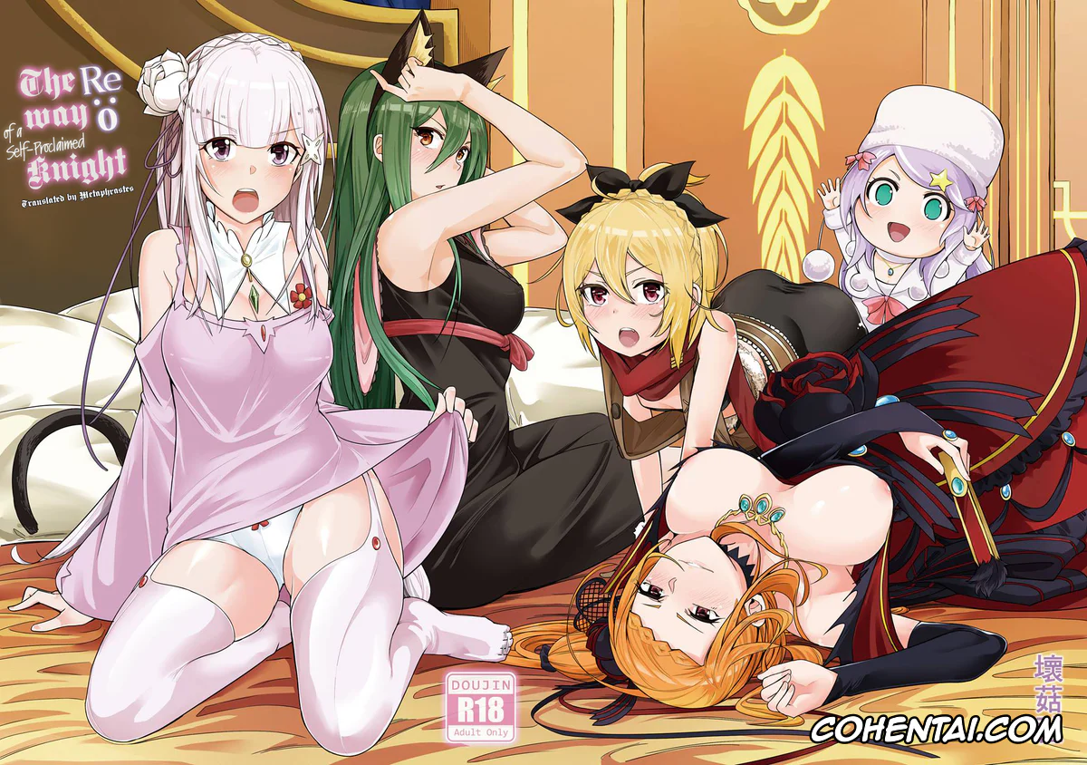 Re:Zero kara Hajimeru Isekai Seikatsu xxx, Anastasia Hoshin xxx, Emilia xxx, Rem xxx, Roswaal L. Mathers xxx, Subaru Natsuki xxx, Jishou Kishidou (Re:Zero kara Hajimeru Isekai Seikatsu), pagina 1
