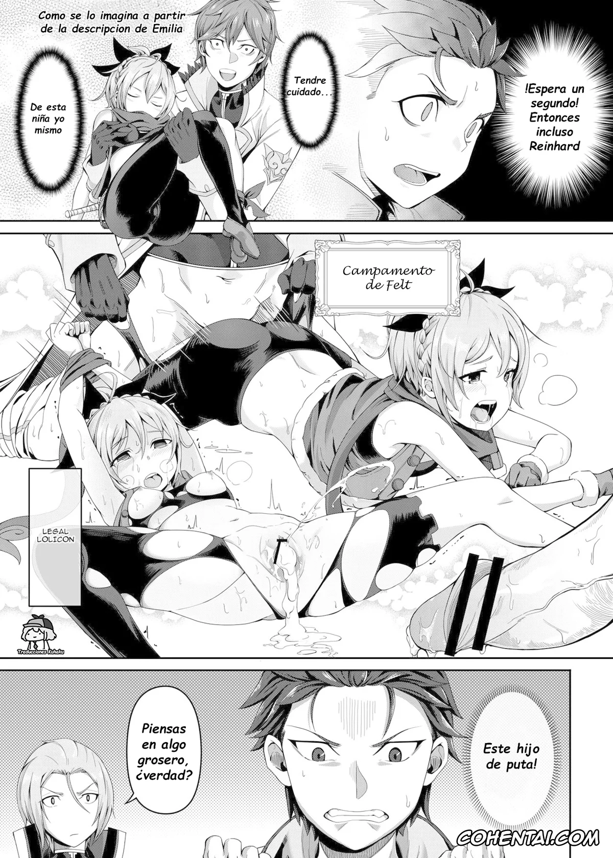 Re:Zero kara Hajimeru Isekai Seikatsu xxx, Anastasia Hoshin xxx, Emilia xxx, Rem xxx, Roswaal L. Mathers xxx, Subaru Natsuki xxx, Jishou Kishidou (Re:Zero kara Hajimeru Isekai Seikatsu), pagina 4
