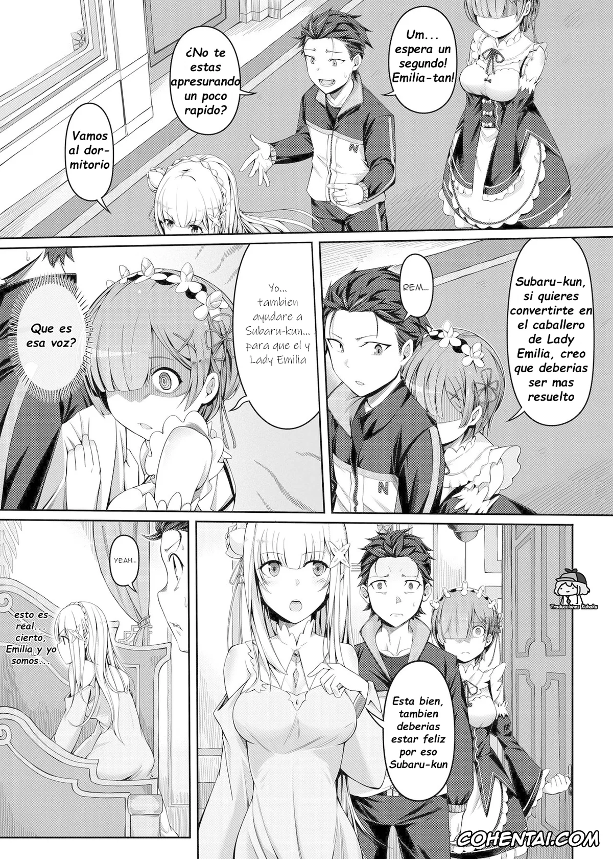 Re:Zero kara Hajimeru Isekai Seikatsu porno, Anastasia Hoshin porno, Emilia porno, Rem porno, Roswaal L. Mathers porno, Subaru Natsuki porno, Jishou Kishidou (Re:Zero kara Hajimeru Isekai Seikatsu), pagina 8