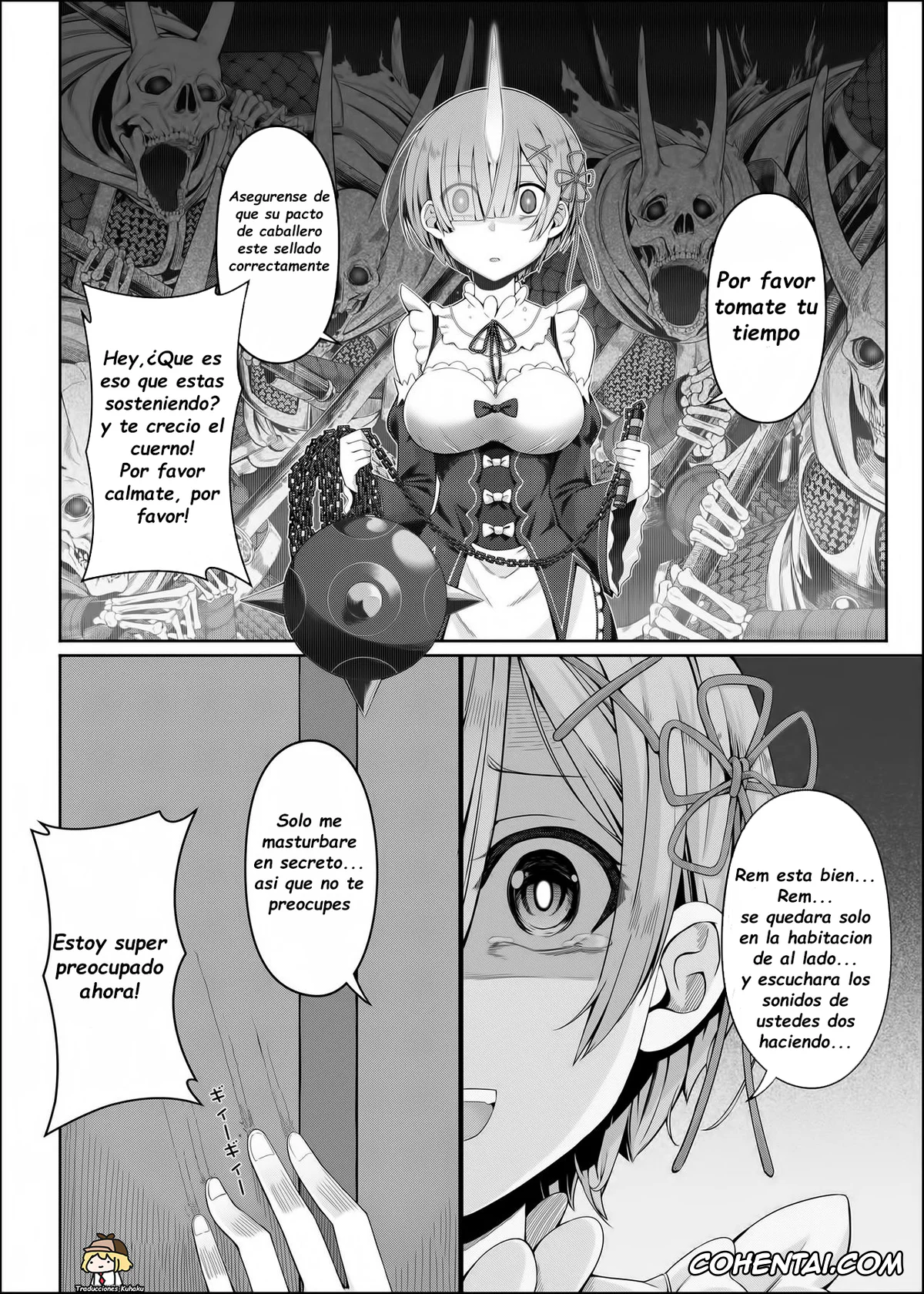 Re:Zero kara Hajimeru Isekai Seikatsu hentai, Anastasia Hoshin hentai, Emilia hentai, Rem hentai, Roswaal L. Mathers hentai, Subaru Natsuki hentai, Jishou Kishidou (Re:Zero kara Hajimeru Isekai Seikatsu), pagina 9