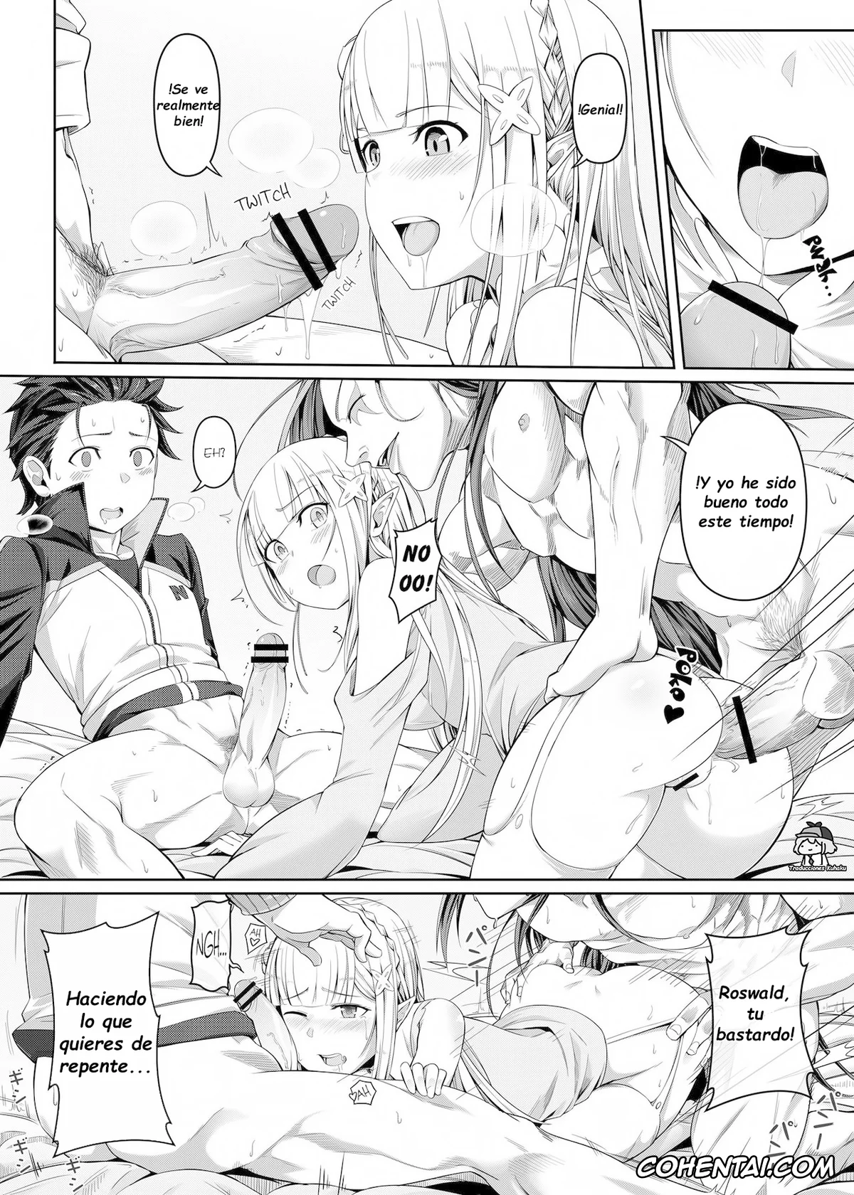 Re:Zero kara Hajimeru Isekai Seikatsu xxx, Anastasia Hoshin xxx, Emilia xxx, Rem xxx, Roswaal L. Mathers xxx, Subaru Natsuki xxx, Jishou Kishidou (Re:Zero kara Hajimeru Isekai Seikatsu), pagina 13