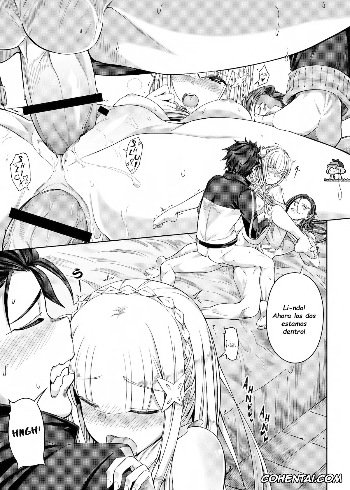 Re:Zero kara Hajimeru Isekai Seikatsu hentai, Anastasia Hoshin hentai, Emilia hentai, Rem hentai, Roswaal L. Mathers hentai, Subaru Natsuki hentai, Jishou Kishidou (Re:Zero kara Hajimeru Isekai Seikatsu), pagina 18