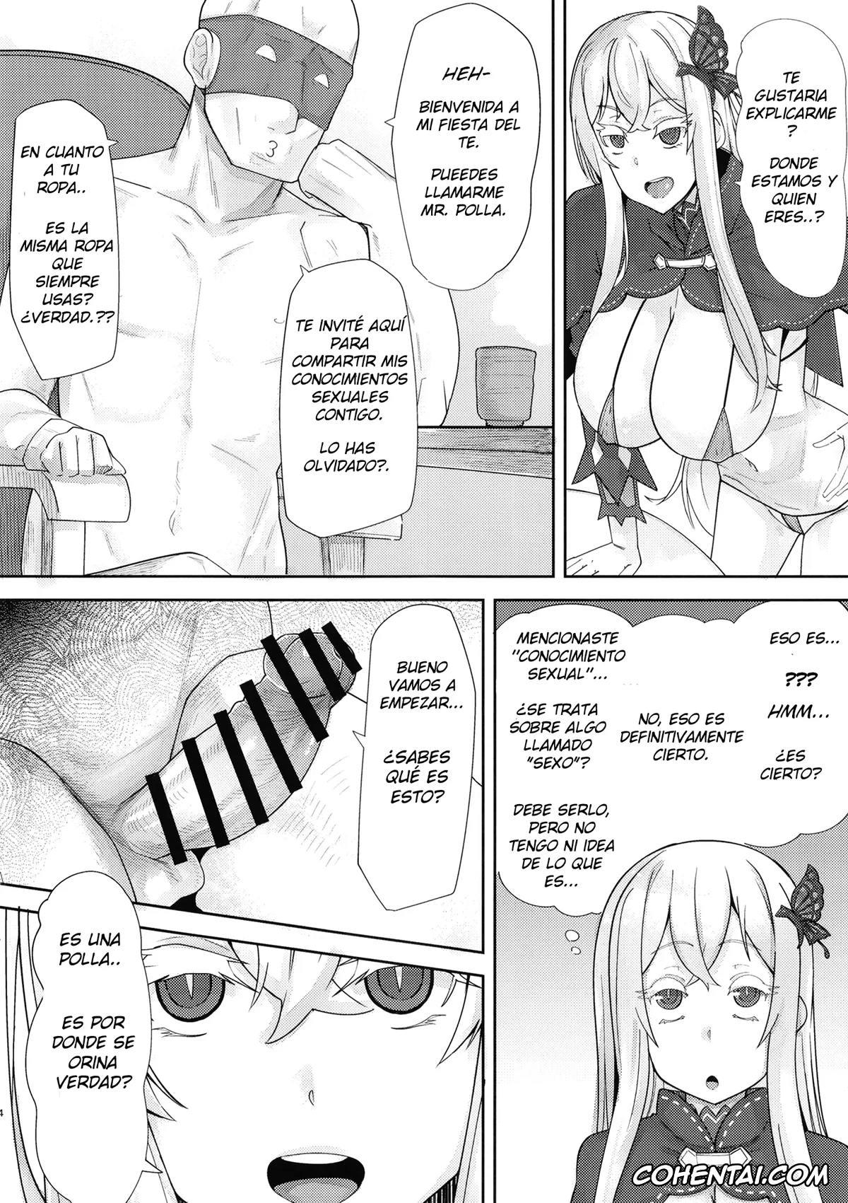 Re:Zero kara Hajimeru Isekai Seikatsu xxx, Echidna xxx, Sukebe na Koto Nannimo Shiranai Echidna-chan Onaho (Re:Zero kara Hajimeru Isekai Seikatsu), pagina 4