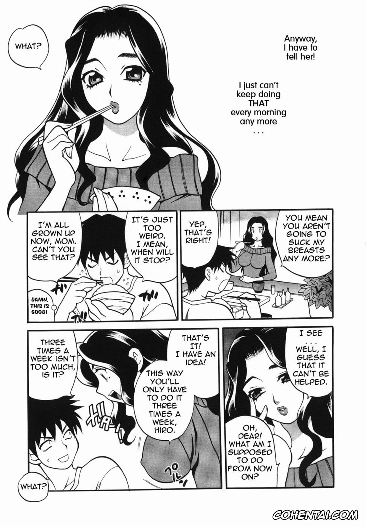 Manga xxx, Tankoubon xxx, Milk Mama, pagina 13