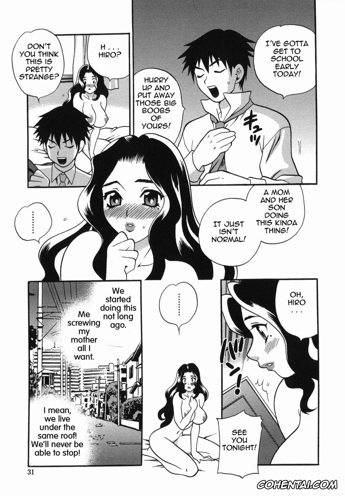 Manga xxx, Tankoubon xxx, Milk Mama, pagina 31