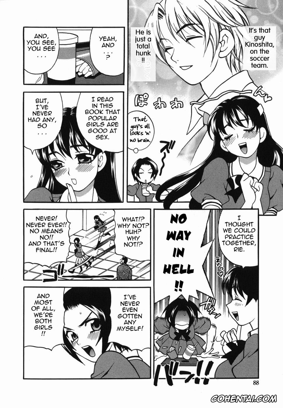 Manga xxx, Tankoubon xxx, Milk Mama, pagina 88