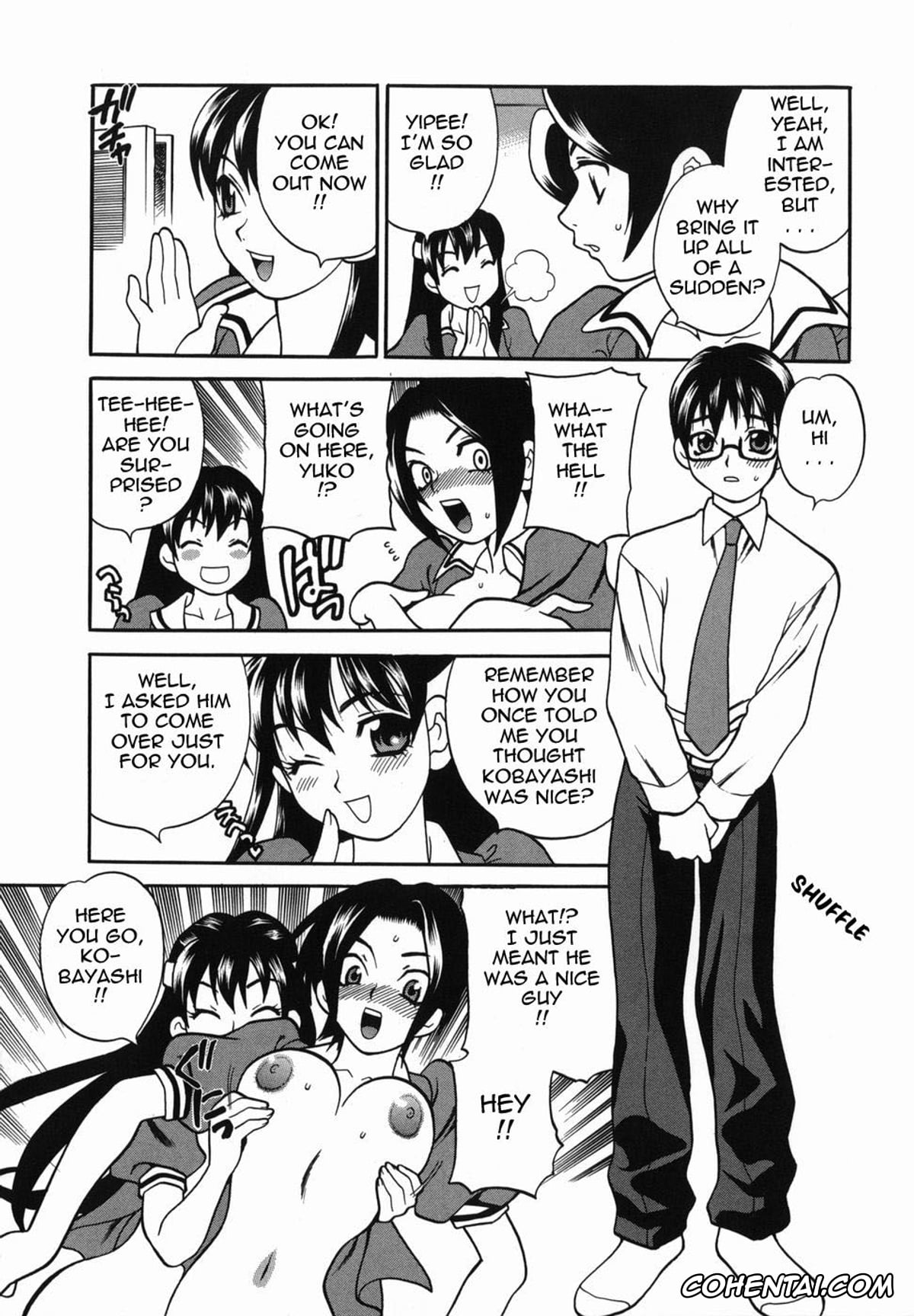 Manga porno, Tankoubon porno, Milk Mama, pagina 107