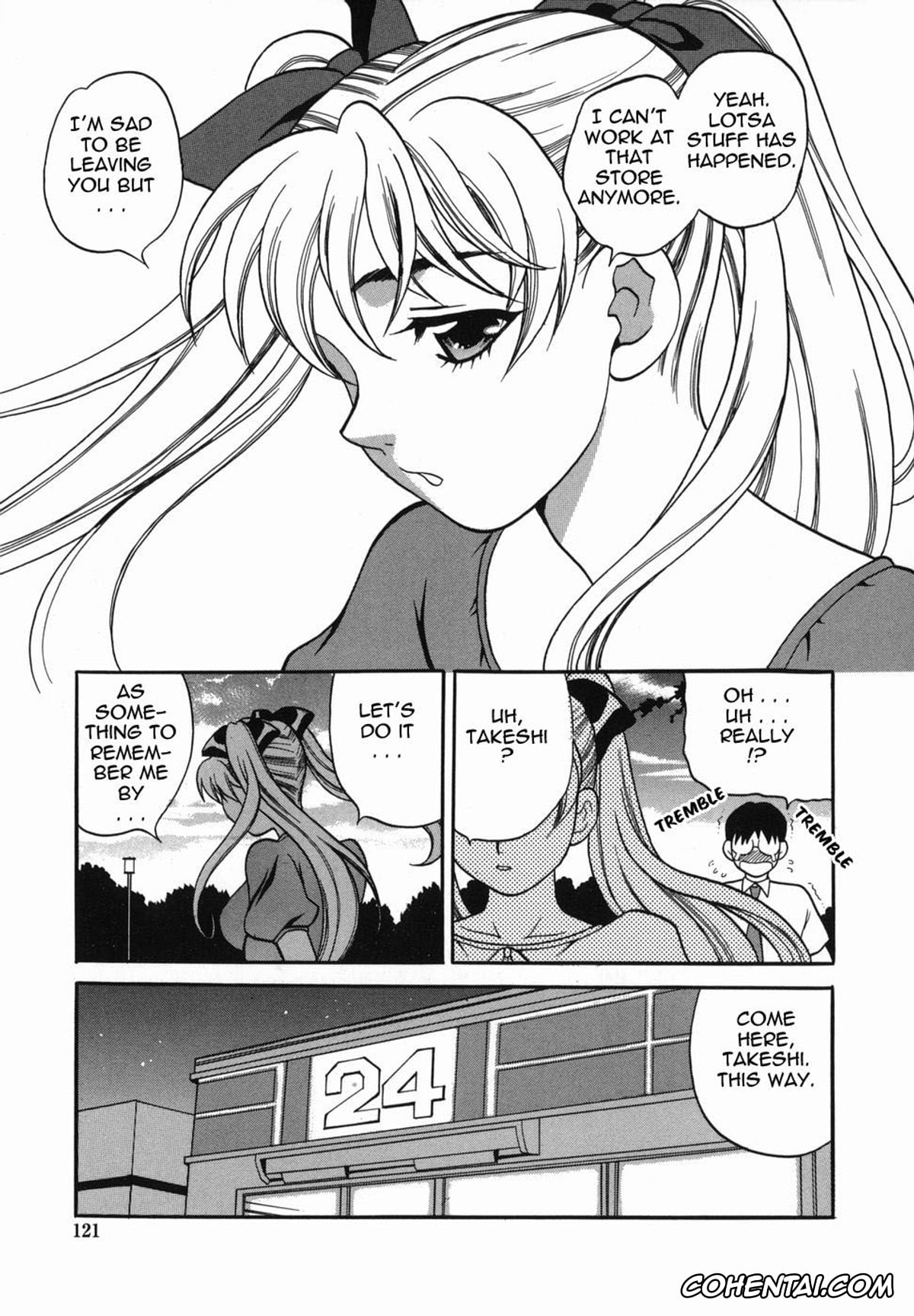 Manga xxx, Tankoubon xxx, Milk Mama, pagina 121