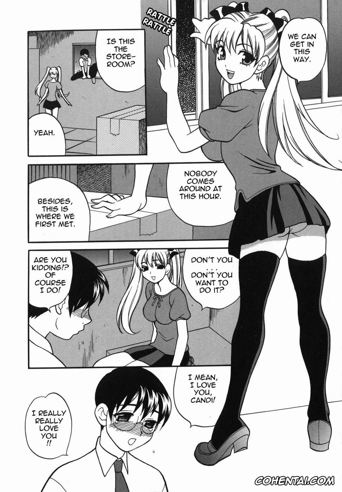 Manga porno, Tankoubon porno, Milk Mama, pagina 122