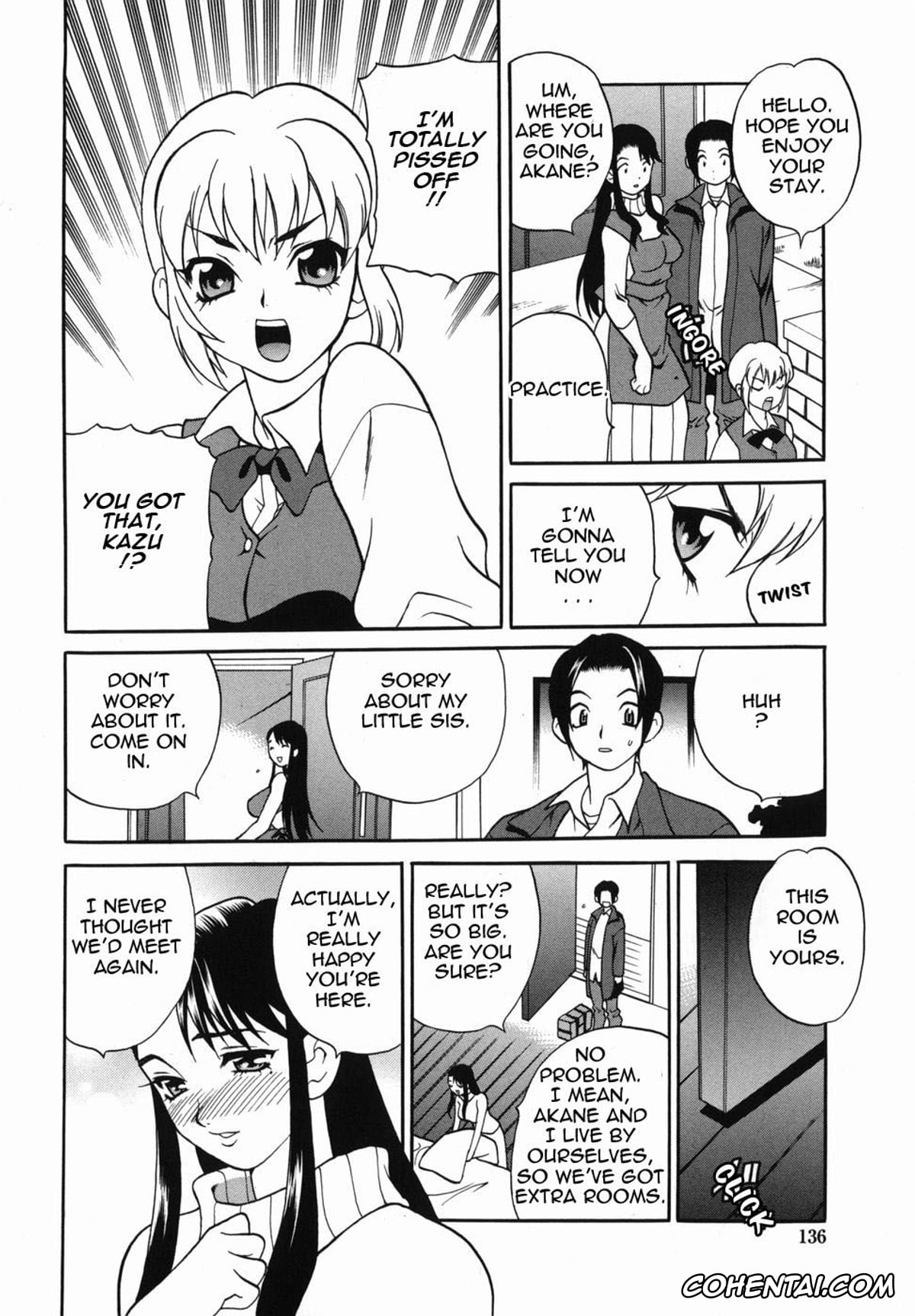 Manga xxx, Tankoubon xxx, Milk Mama, pagina 136