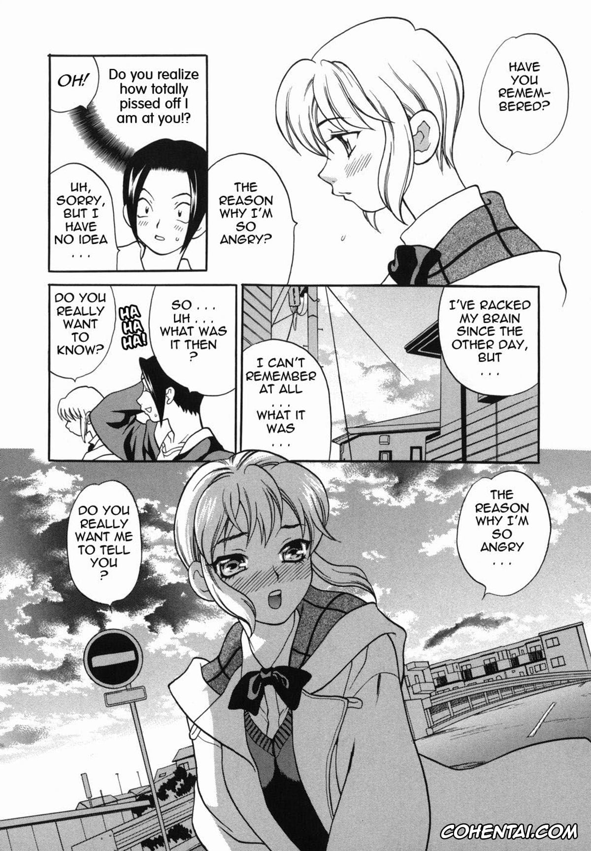 Manga xxx, Tankoubon xxx, Milk Mama, pagina 154