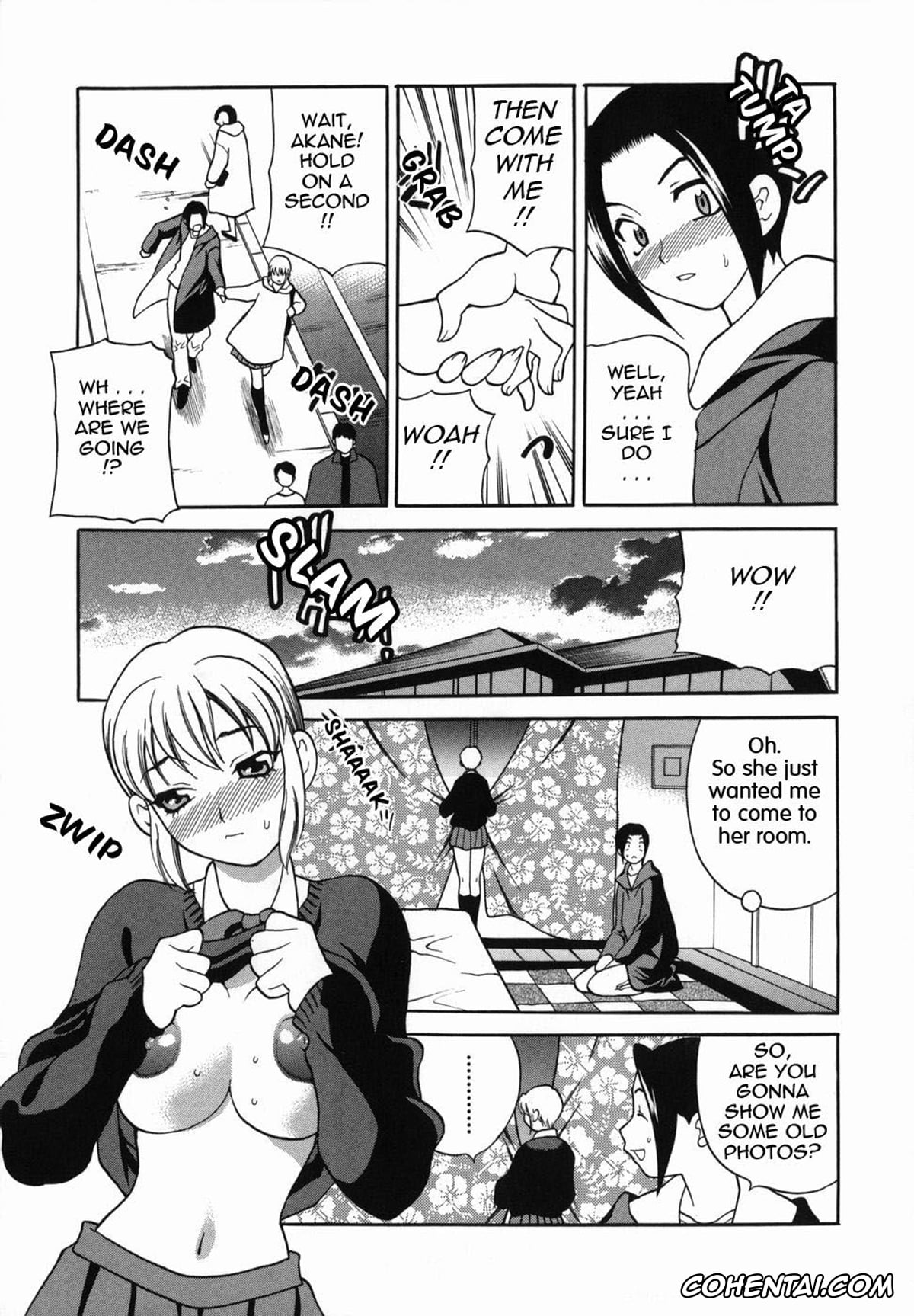 Manga porno, Tankoubon porno, Milk Mama, pagina 155