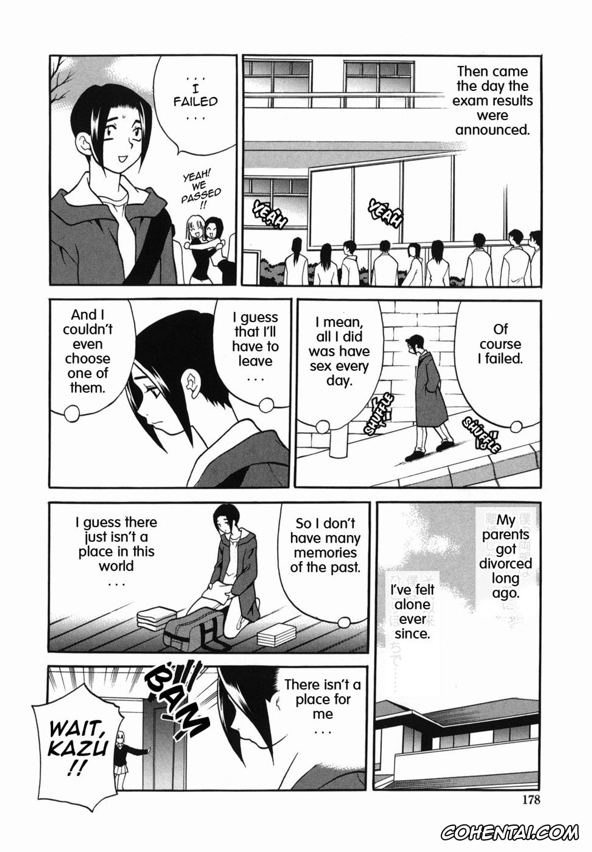 Manga xxx, Tankoubon xxx, Milk Mama, pagina 178