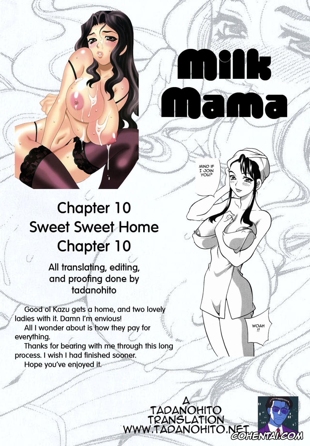 Manga porno, Tankoubon porno, Milk Mama, pagina 185