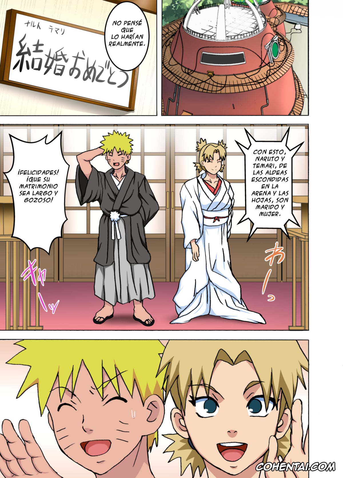 NARUTO hentai, Naruto Uzumaki hentai, Temari hentai, Temari no Seiryaku Kekkon (Naruto), pagina 3