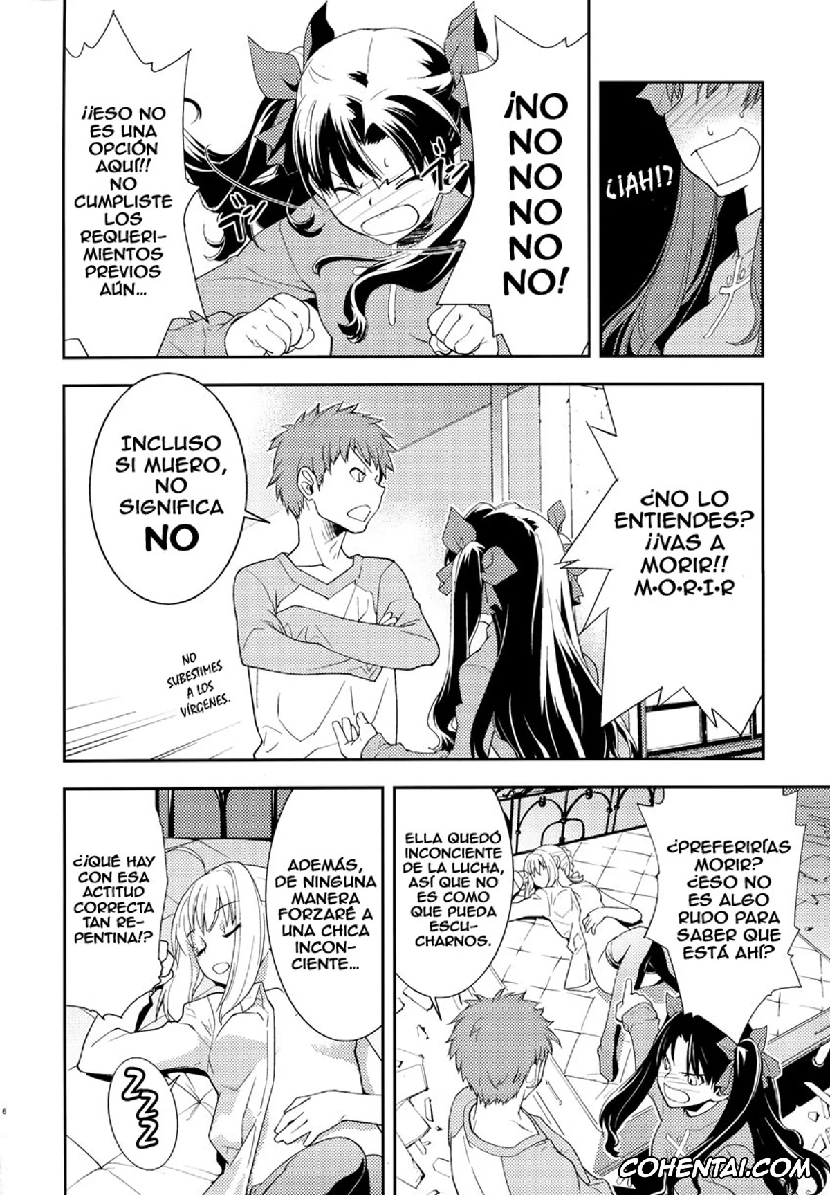 Fate/stay night xxx, Rin Tosaka xxx, Shirou Emiya xxx, Claim (Fate/stay night), pagina 7