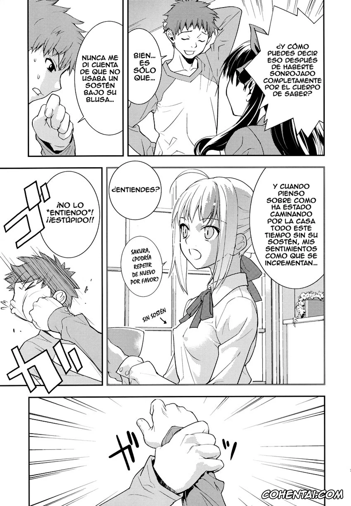 Fate/stay night porno, Rin Tosaka porno, Shirou Emiya porno, Claim (Fate/stay night), pagina 8