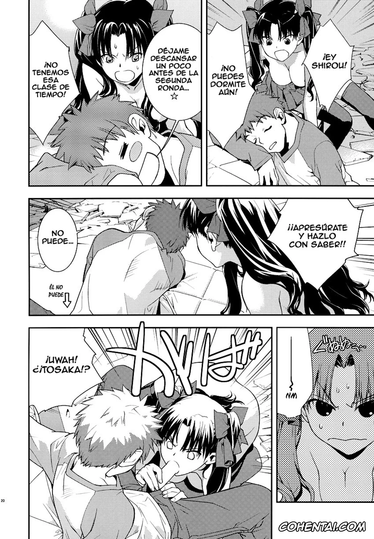 Fate/stay night hentai, Rin Tosaka hentai, Shirou Emiya hentai, Claim (Fate/stay night), pagina 21