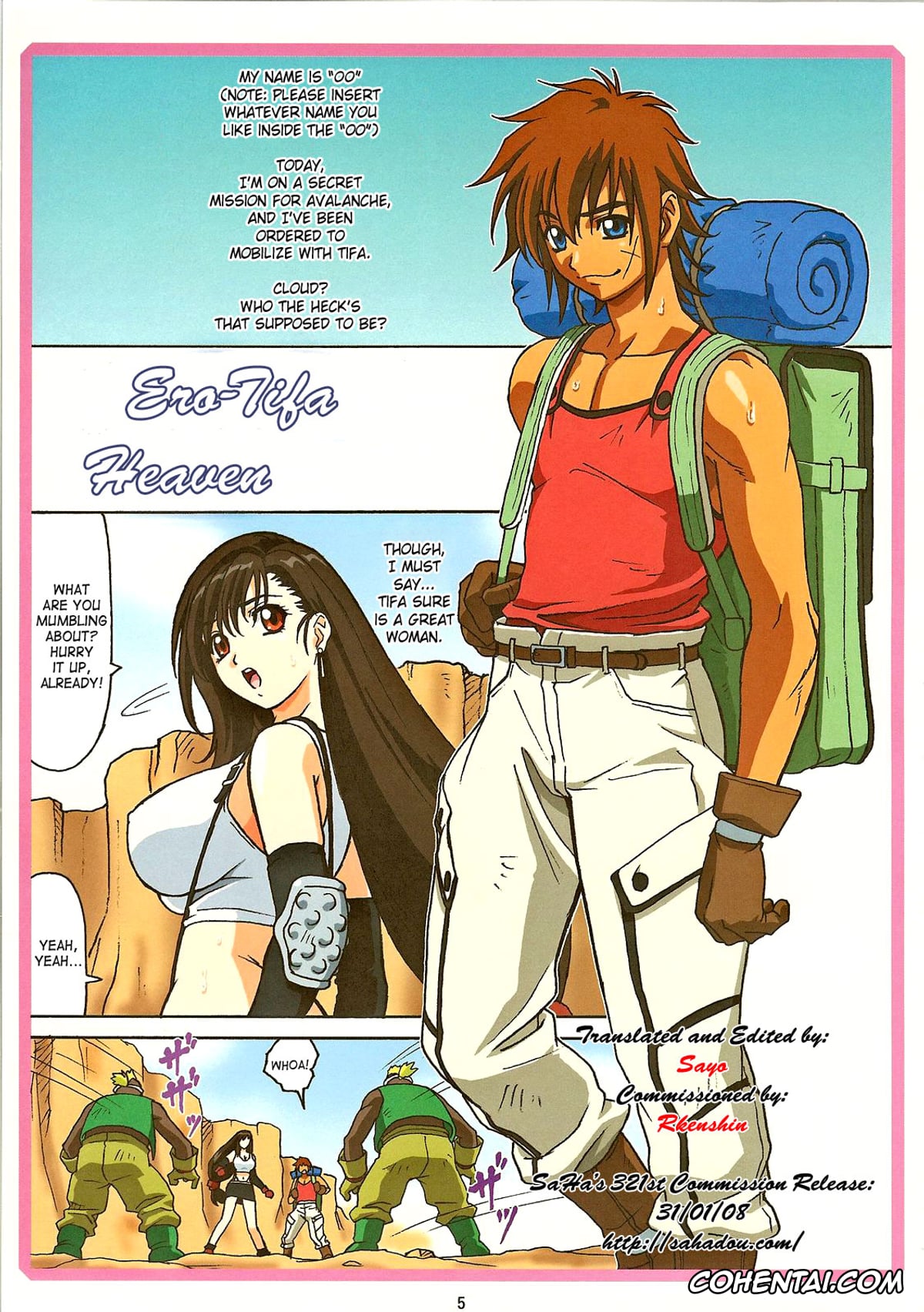 Final Fantasy xxx, Aerith Gainsborough xxx, Tifa Lockhart xxx, Yuffie Kisaragi xxx, Tifa W cup (Final Fantasy VII), pagina 4