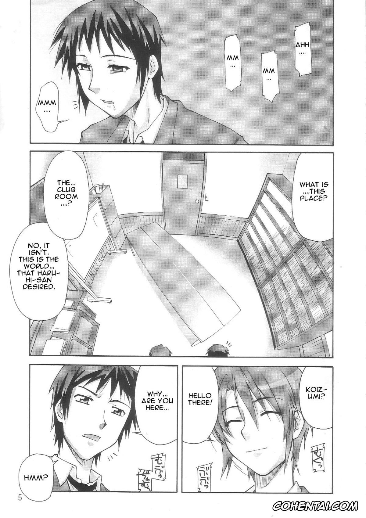 The Melancholy Of Haruhi Suzumiya | Suzumiya Haruhi No Yuuutsu porno, Haruhi Suzumiya porno, Kyon porno, Mikuru Asahina porno, Yuki Nagato porno, SOS-Dan Shiki Sekai Kyuushutsu (The Melancholy of Haruhi Suzumiya), pagina 5