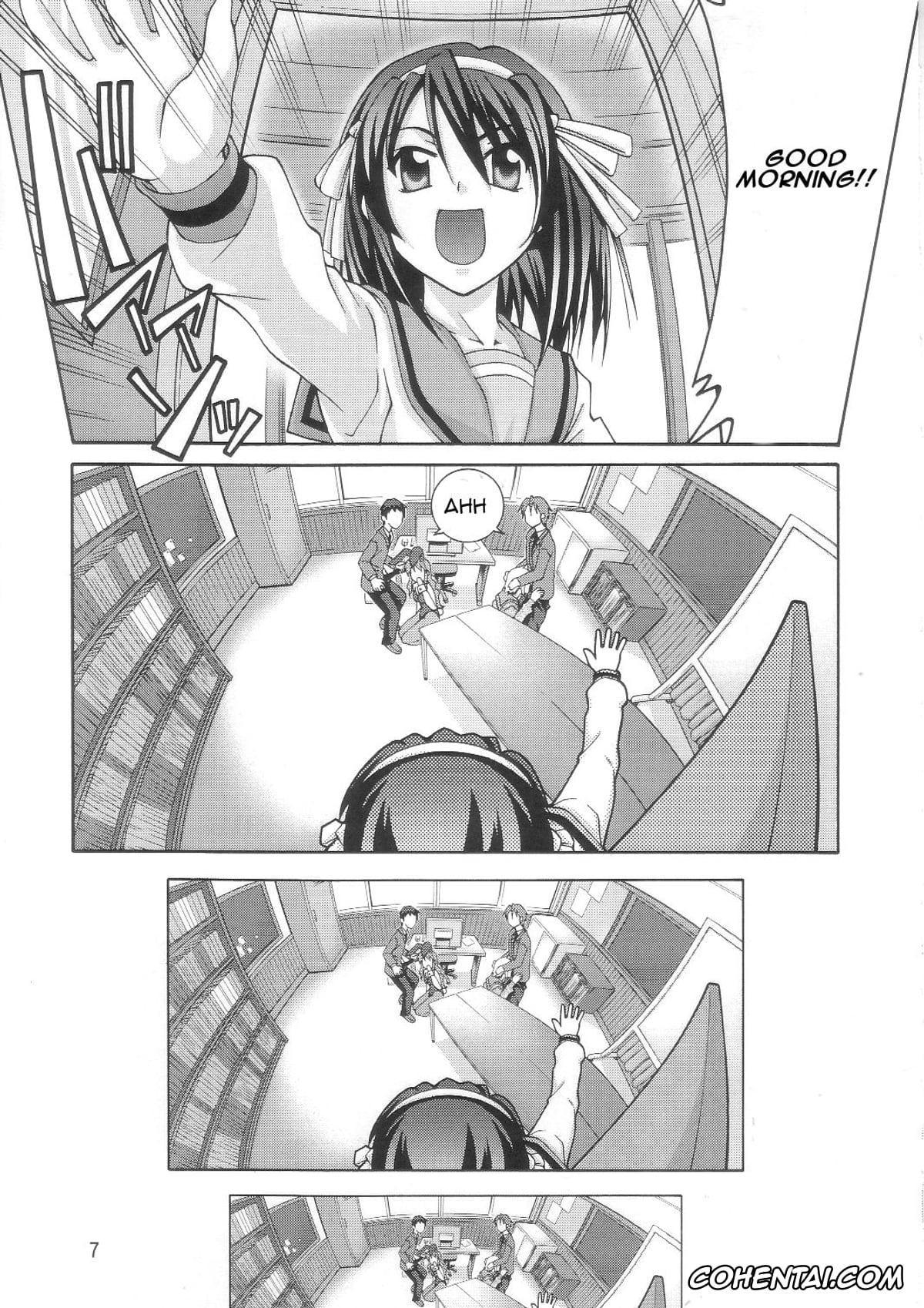 The Melancholy Of Haruhi Suzumiya | Suzumiya Haruhi No Yuuutsu xxx, Haruhi Suzumiya xxx, Kyon xxx, Mikuru Asahina xxx, Yuki Nagato xxx, SOS-Dan Shiki Sekai Kyuushutsu (The Melancholy of Haruhi Suzumiya), pagina 7
