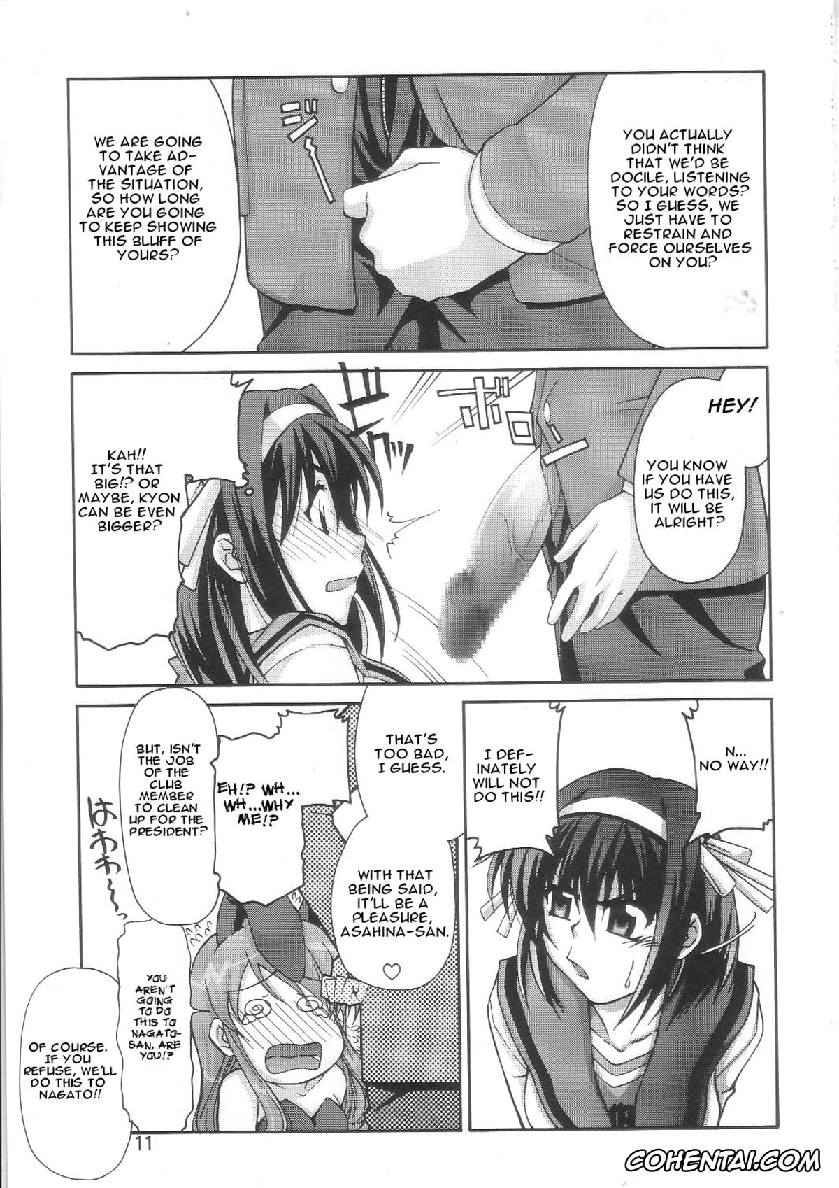 The Melancholy Of Haruhi Suzumiya | Suzumiya Haruhi No Yuuutsu xxx, Haruhi Suzumiya xxx, Kyon xxx, Mikuru Asahina xxx, Yuki Nagato xxx, SOS-Dan Shiki Sekai Kyuushutsu (The Melancholy of Haruhi Suzumiya), pagina 10