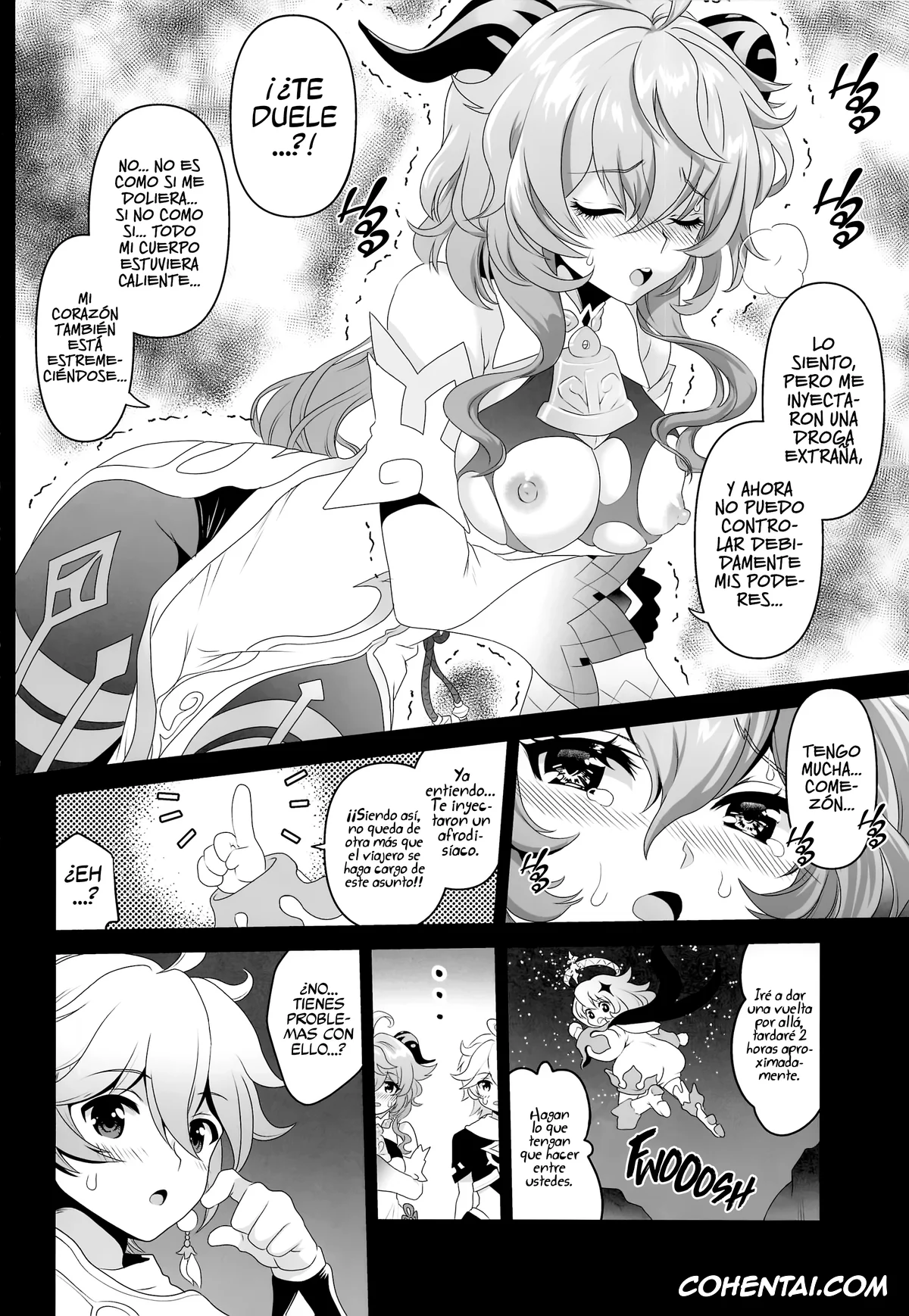 Genshin Impact xxx, Aether xxx, Ganyu xxx, Senjuu no Yurameki (Genshin Impact), pagina 7