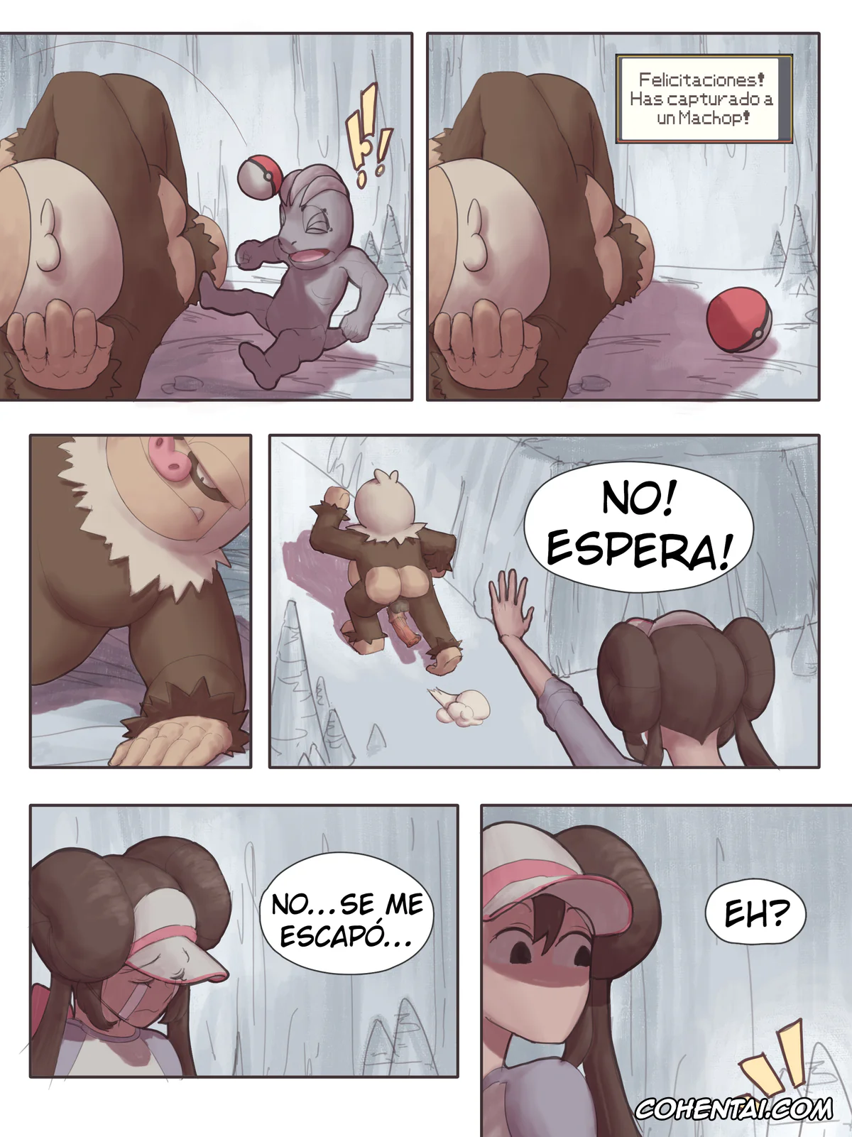 Pokemon | Pocket Monsters hentai, Hilbert hentai, Hilda hentai, Machamp hentai, Rosa hentai, Serena hentai, Machamp Usó Embarazar! (Pokemon), pagina 18