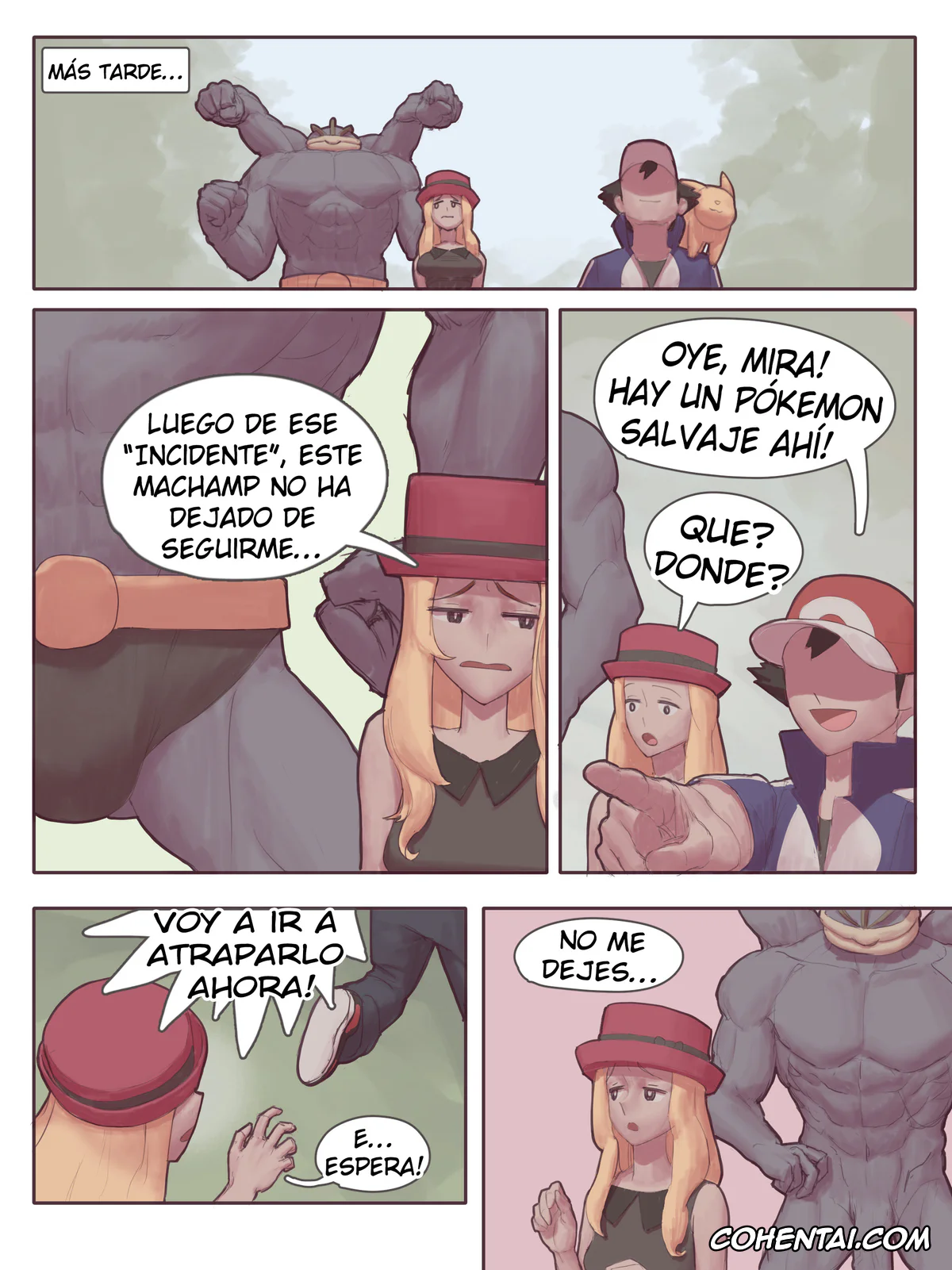 Pokemon | Pocket Monsters porno, Hilbert porno, Hilda porno, Machamp porno, Rosa porno, Serena porno, Machamp Usó Embarazar! (Pokemon), pagina 44