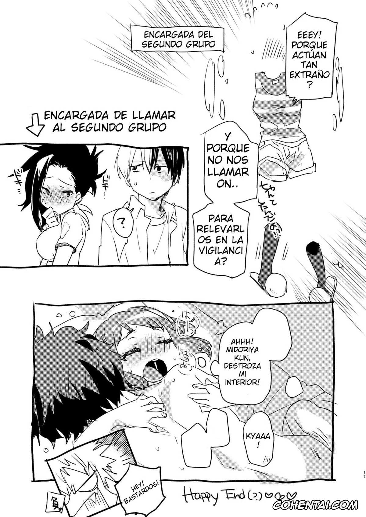 My Hero Academia | Boku No Hero Academia xxx, Izuku Midoriya xxx, Kyoka Jiro xxx, Momo Yaoyorozu xxx, Ochako Uraraka xxx, Tsuyu Asui xxx, HeroAca Roulette! (Boku no Hero Academia), pagina 16