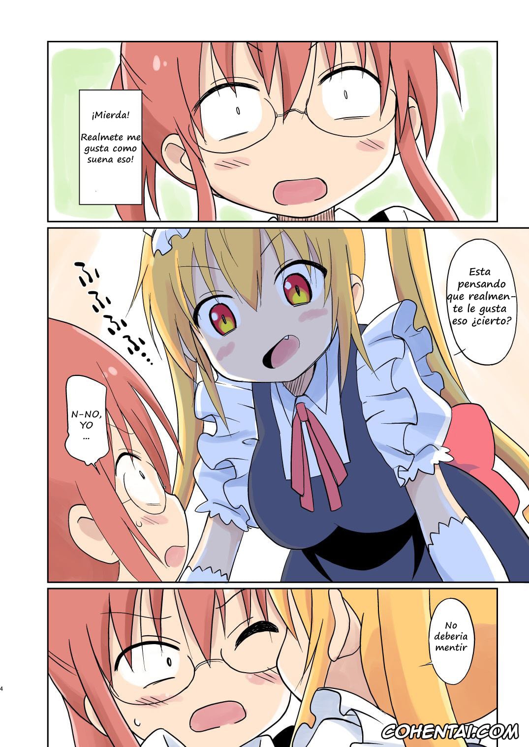 Kobayashi-san-chi no Maid Dragon xxx, Kobayashi-San xxx, Tohru xxx, Magejun 40 (Kobayashi-san-chi no Maid Dragon), pagina 4