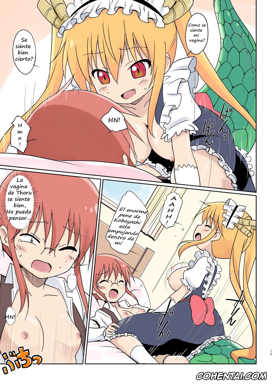 Kobayashi-san-chi no Maid Dragon hentai, Kobayashi-San hentai, Tohru hentai, Magejun 40 (Kobayashi-san-chi no Maid Dragon), pagina 15