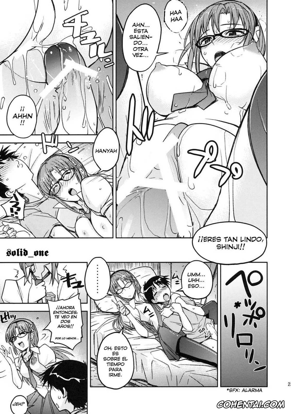 Neon Genesis Evangelion xxx, Mari Illustrious Makinami xxx, Shinji Ikari xxx, Poyopacho W (Rebuild of Evangelion), pagina 22