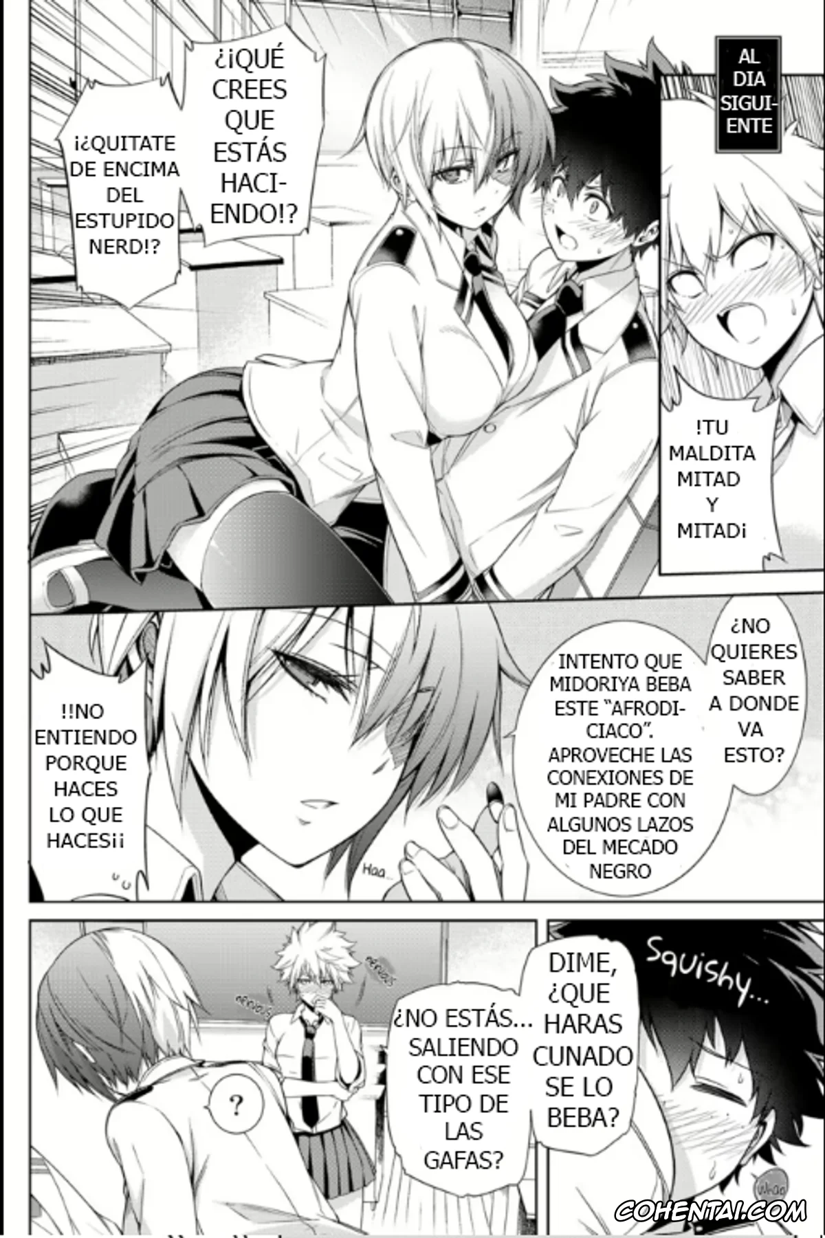 My Hero Academia | Boku No Hero Academia hentai, Izuku Midoriya hentai, Katsuki Bakugou hentai, Shouto Todoroki hentai, Boku no Iinazuke to Osananajimi ga Shuraba Sugiru Ver. 2 (Boku no Hero Academia), pagina 24