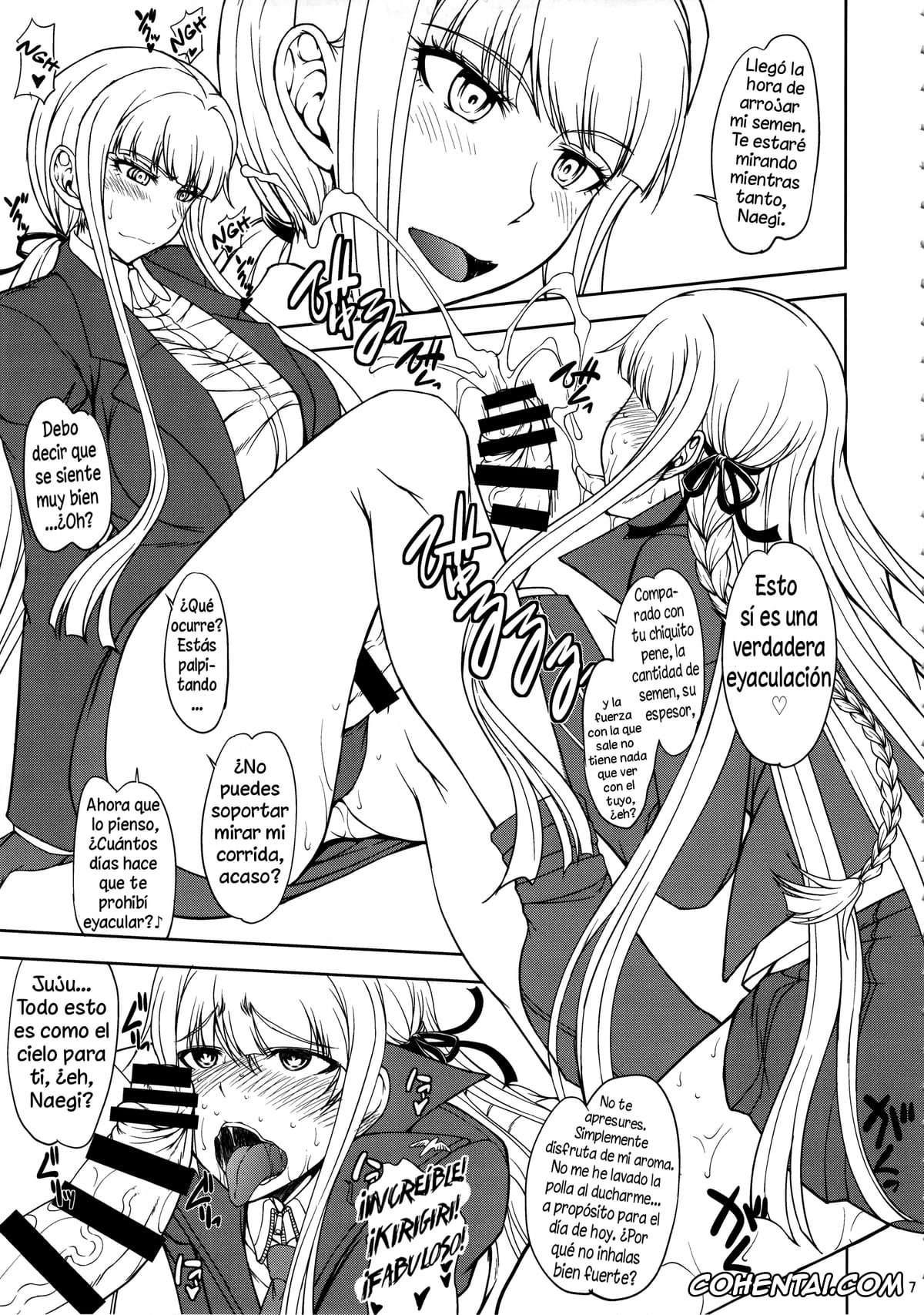 Danganronpa hentai, Kyouko Kirigiri hentai, Makoto Naegi hentai, Chougenkai Hatsujou Koudou EVERFREE (Danganronpa), pagina 6