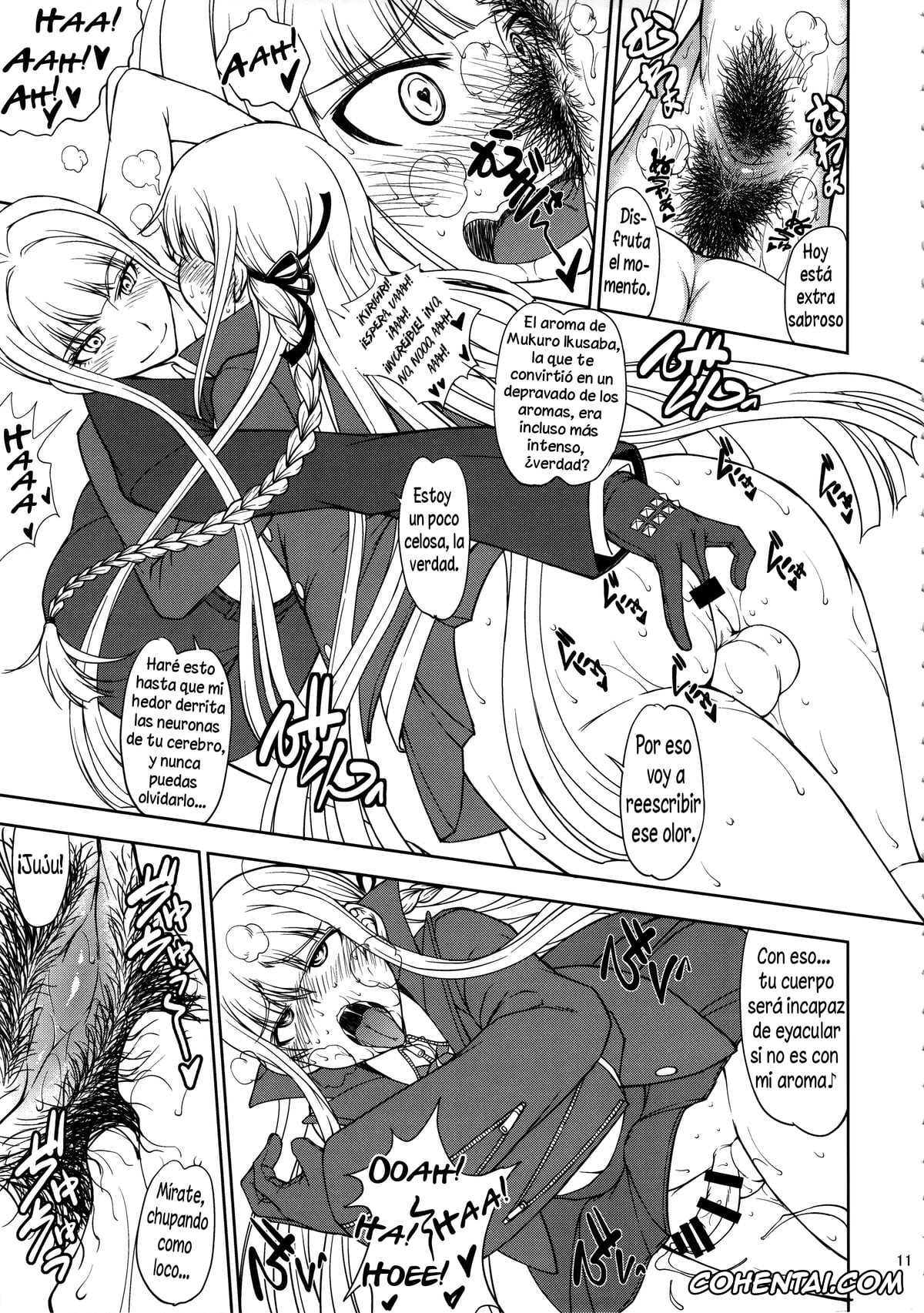 Danganronpa xxx, Kyouko Kirigiri xxx, Makoto Naegi xxx, Chougenkai Hatsujou Koudou EVERFREE (Danganronpa), pagina 10