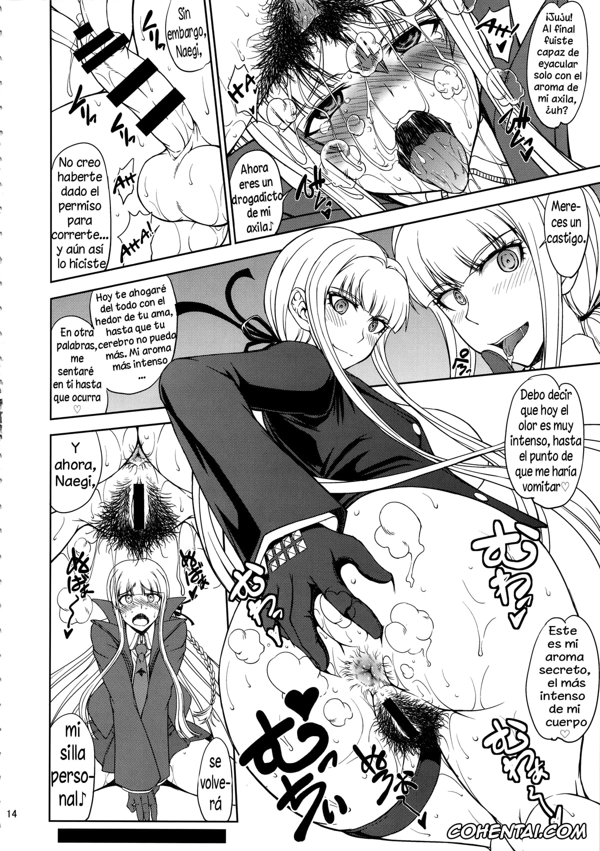 Danganronpa xxx, Kyouko Kirigiri xxx, Makoto Naegi xxx, Chougenkai Hatsujou Koudou EVERFREE (Danganronpa), pagina 13