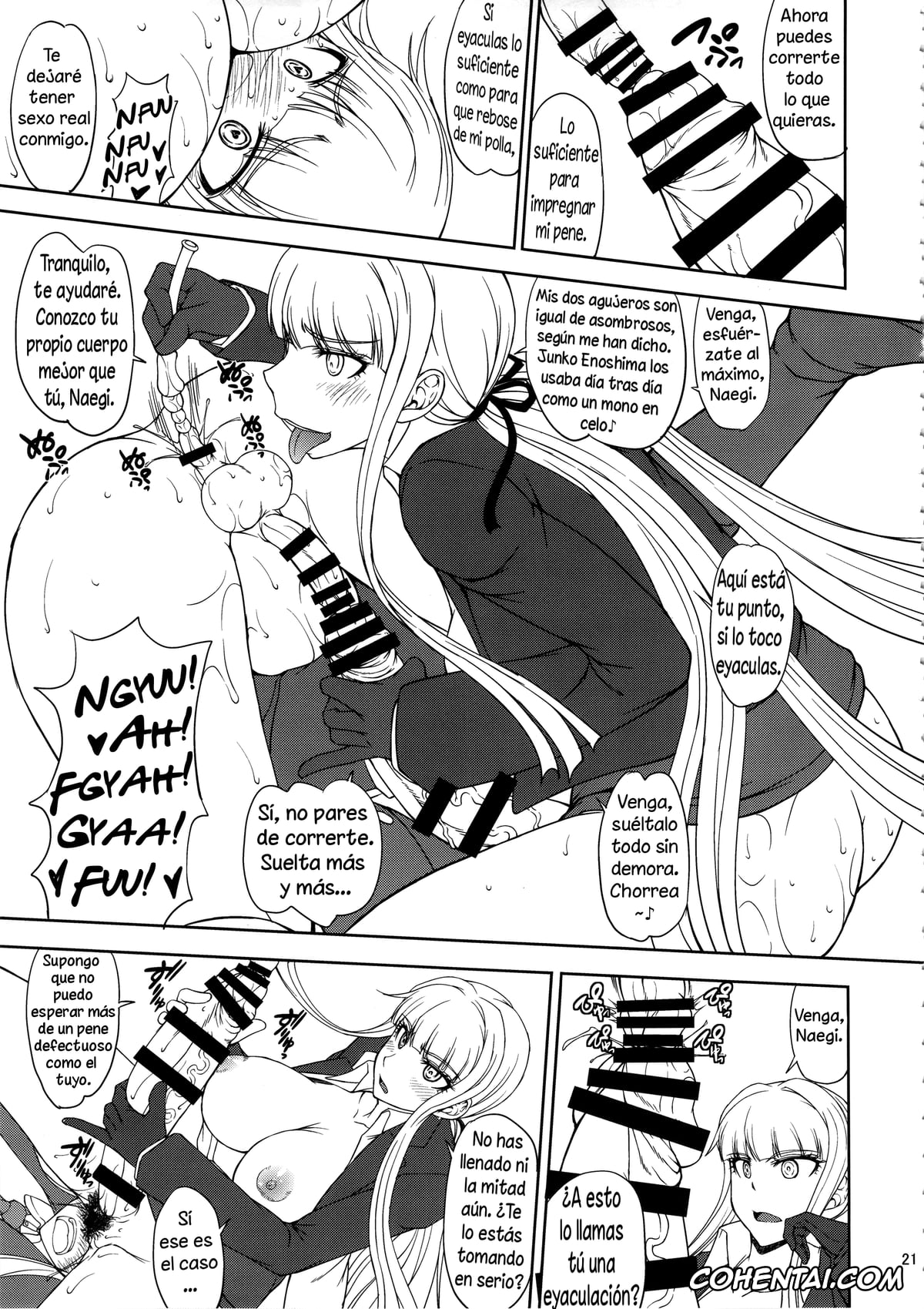 Danganronpa porno, Kyouko Kirigiri porno, Makoto Naegi porno, Chougenkai Hatsujou Koudou EVERFREE (Danganronpa), pagina 20